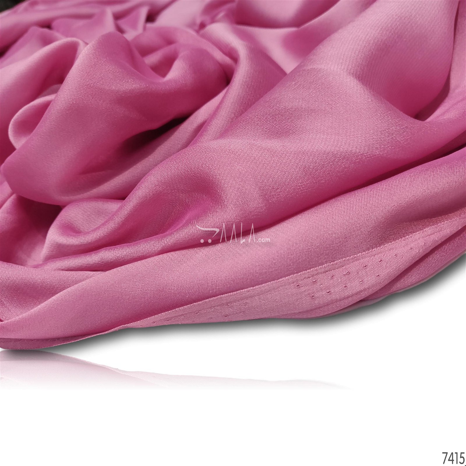 Choco Silk Poly-ester 44-Inches PINK Per-Metre #7415