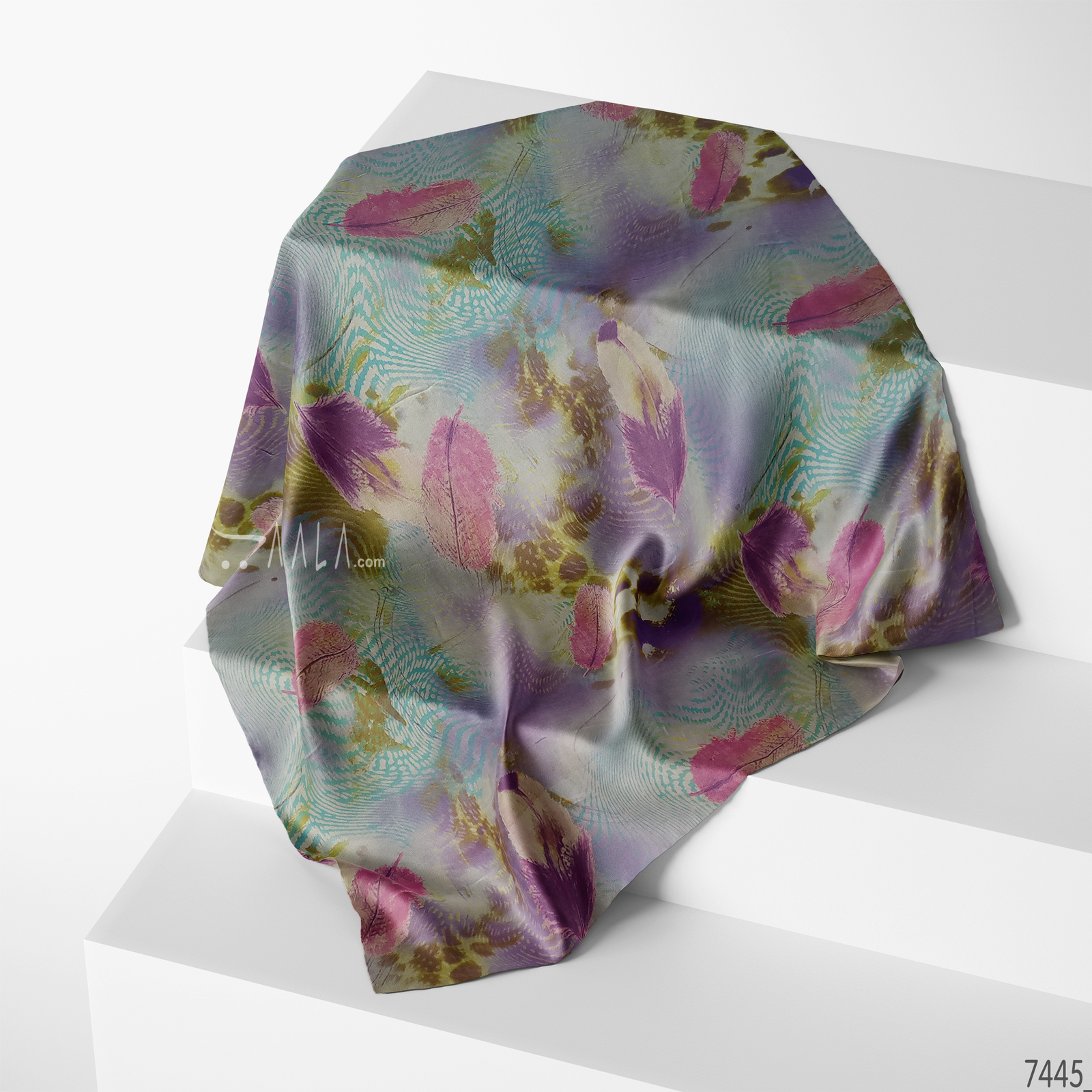 Digital-Print Chiffon Viscose Dupatta-36-Inches PRINTED 2.35-Metres 
