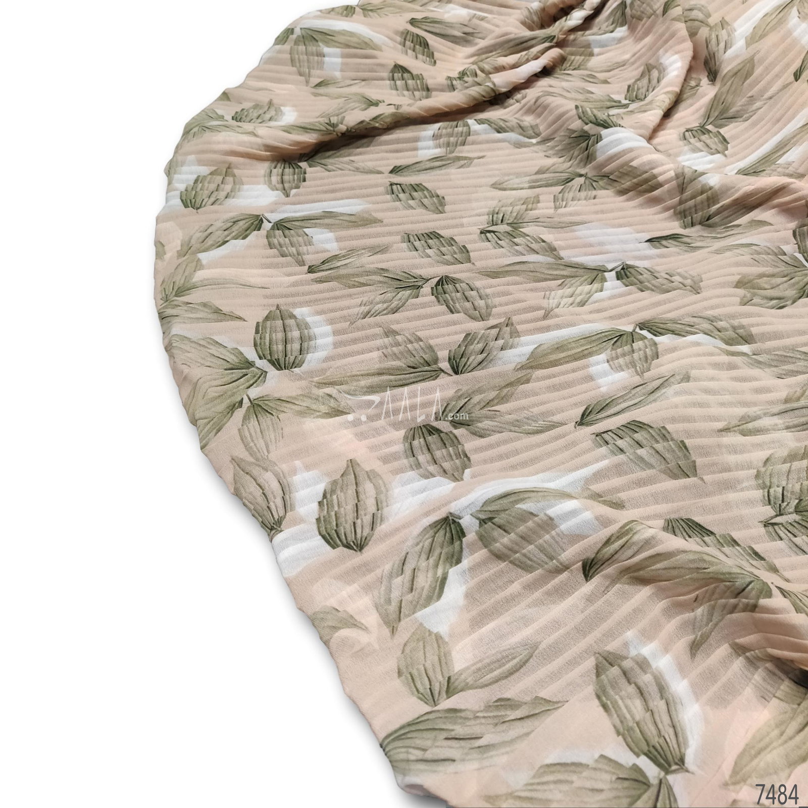 Pleated Georgette Blend 44-Inches PRINTED Per-Metre 