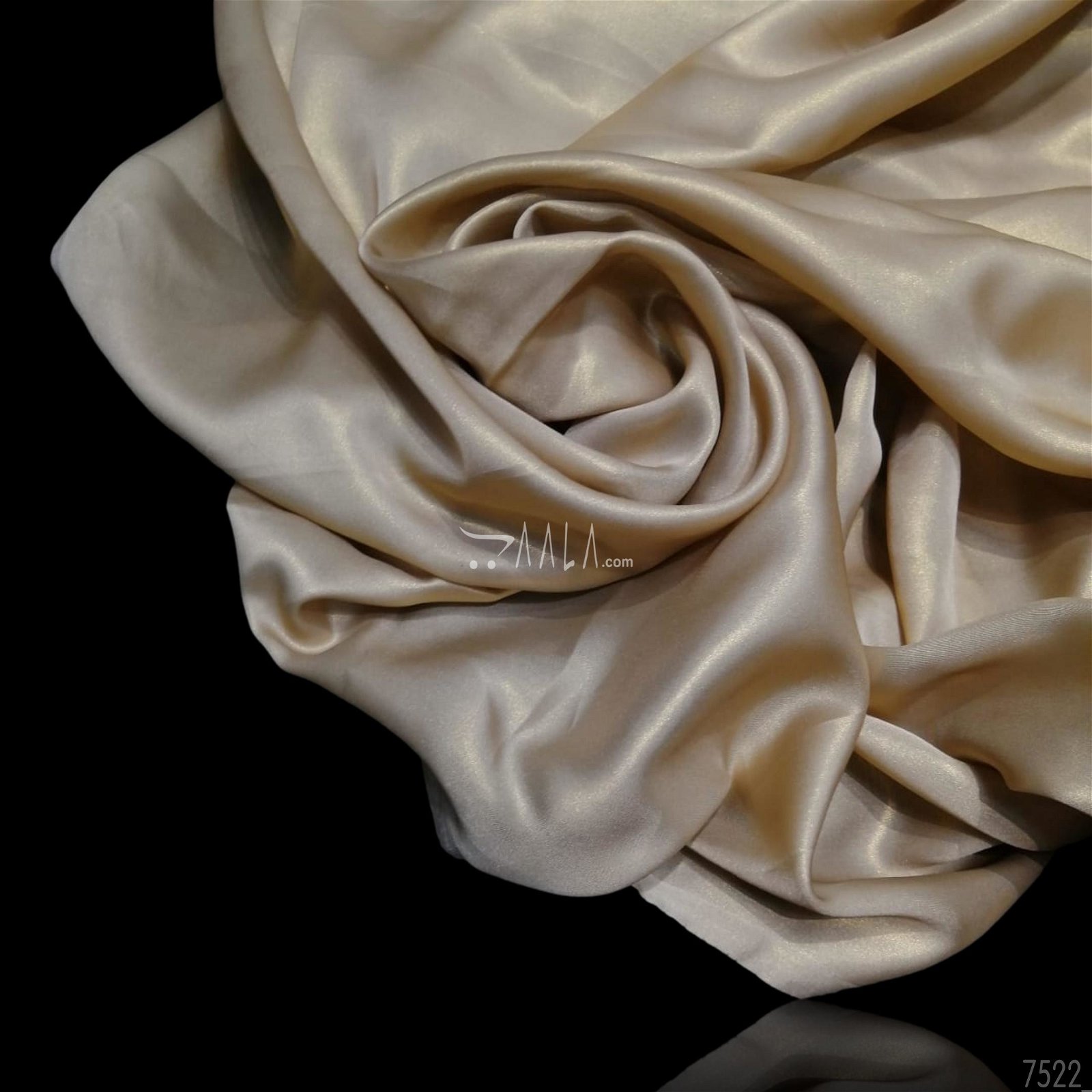 Shimmer Satin-Georgette Poly-ester 44-Inches GOLD Per-Metre #7522