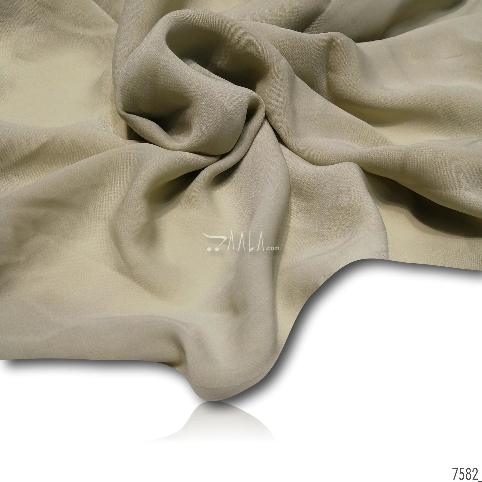 Moscow Double-Georgette Blend 58-Inches BIEGE Per-Metre 