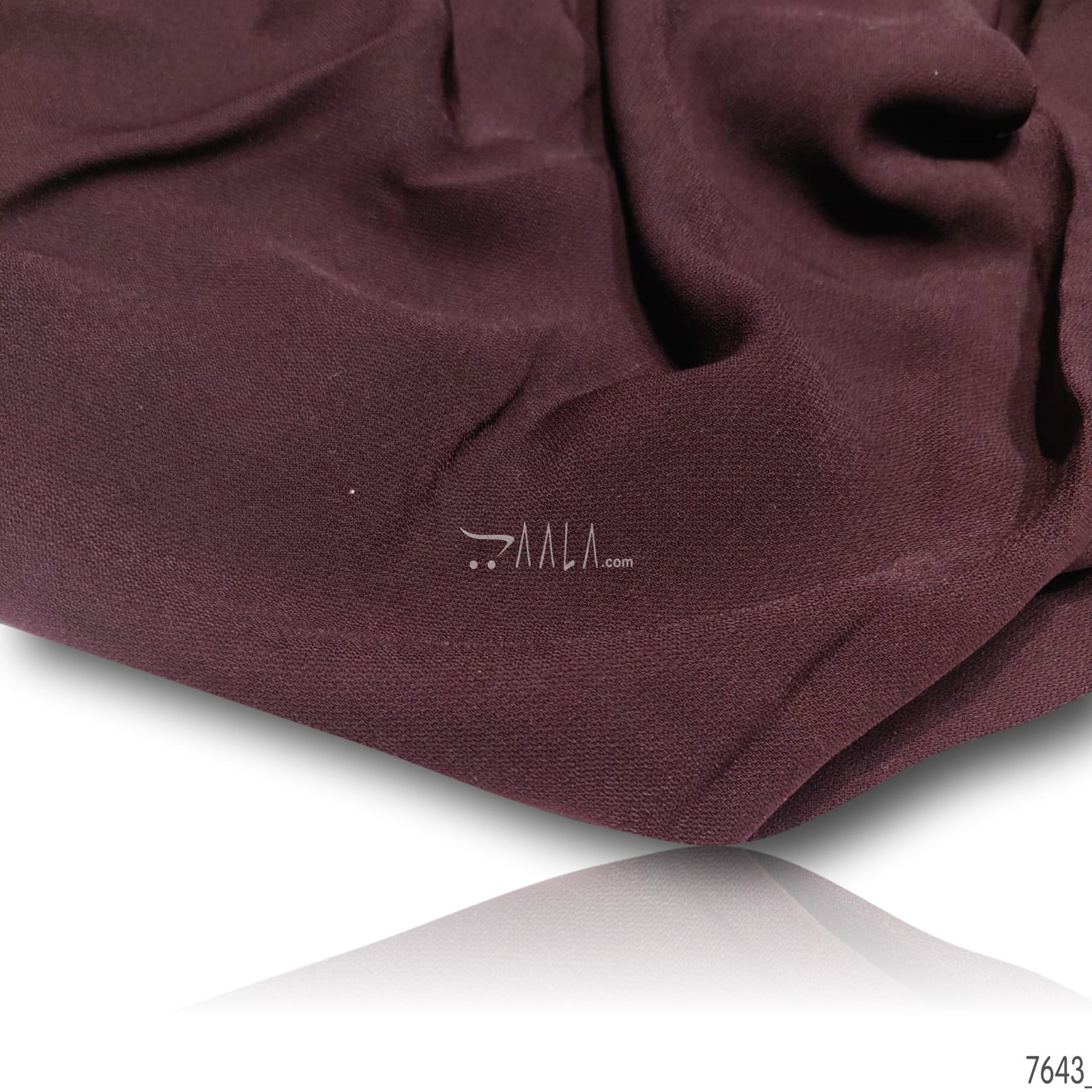 Moscow Double-Georgette Blend 58-Inches MAROON Per-Metre 
