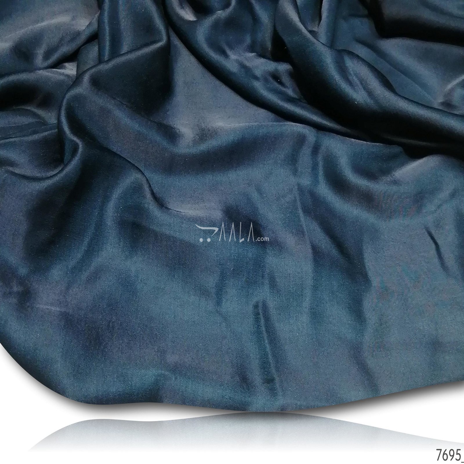 Bournville Silk Poly-ester 44-Inches BLUE Per-Metre #7695