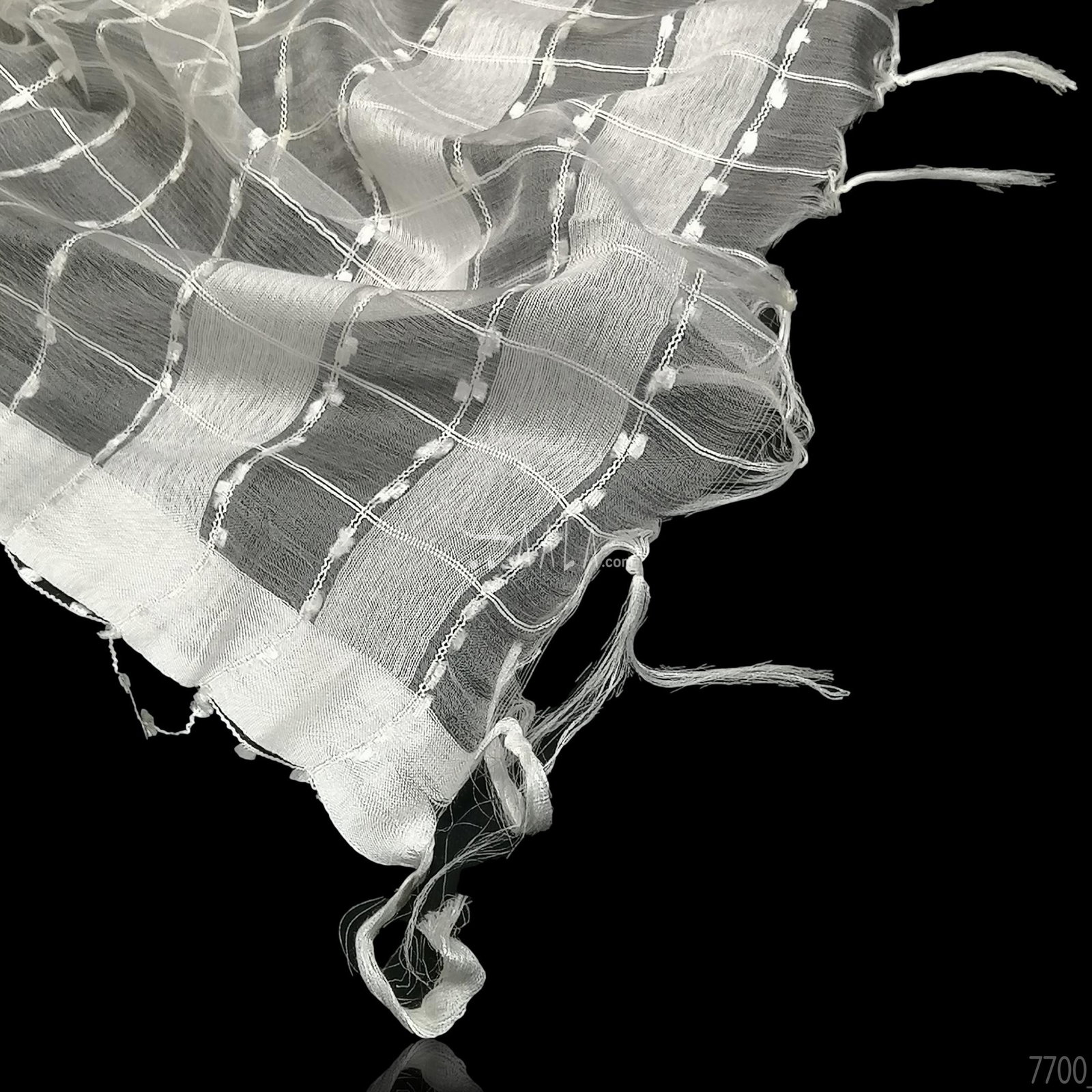 Fancy Cotton Cotton Dupatta-28-Inches DYEABLE 2.25-Metres 