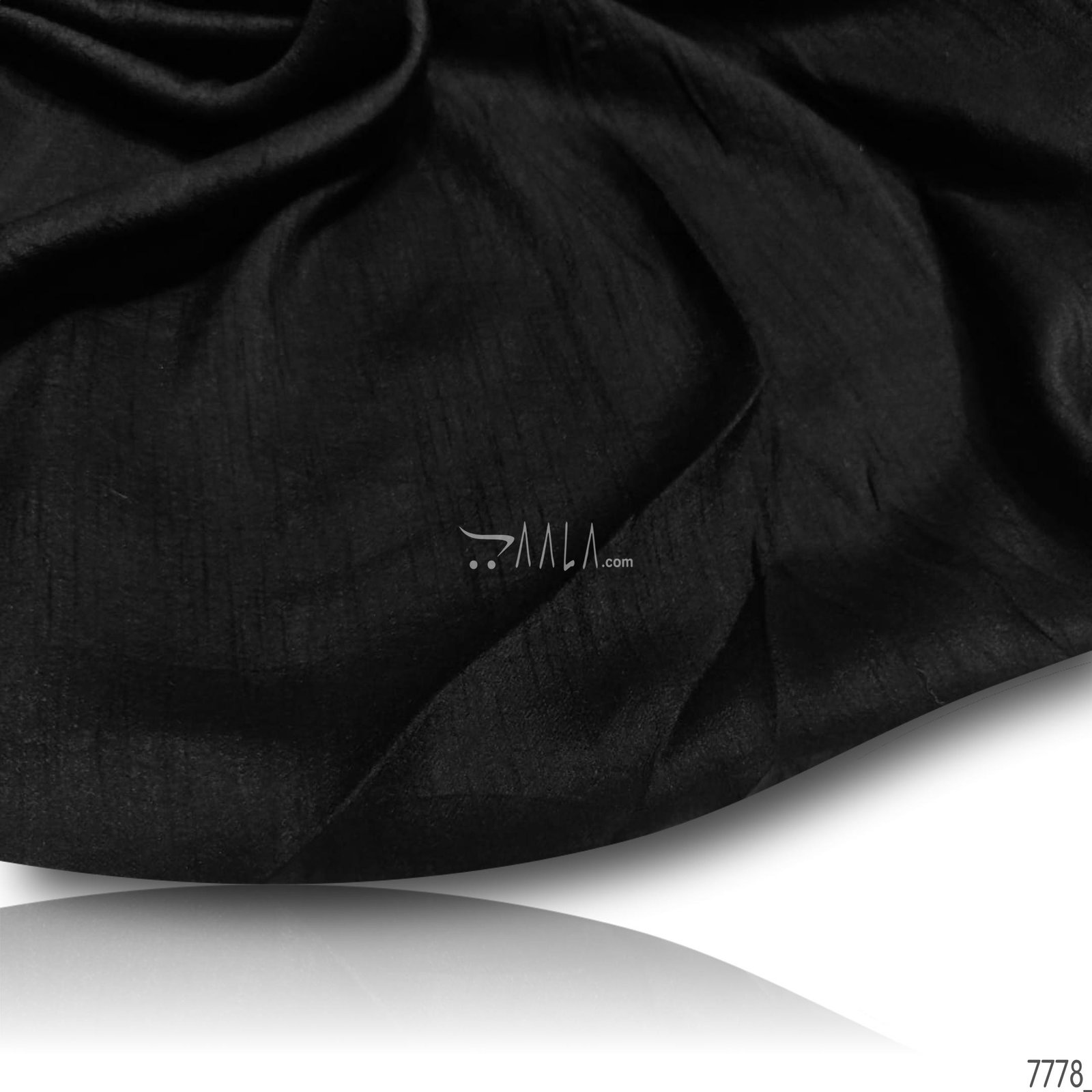 Brownie Silk Blend 44-Inches BLACK Per-Metre 