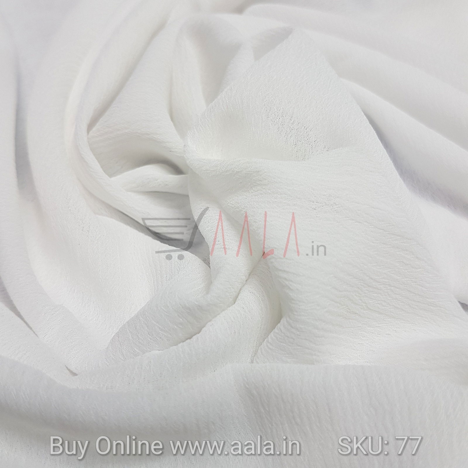Royal Chiffon Nylon 32 Inches Dyeable Per Metre 