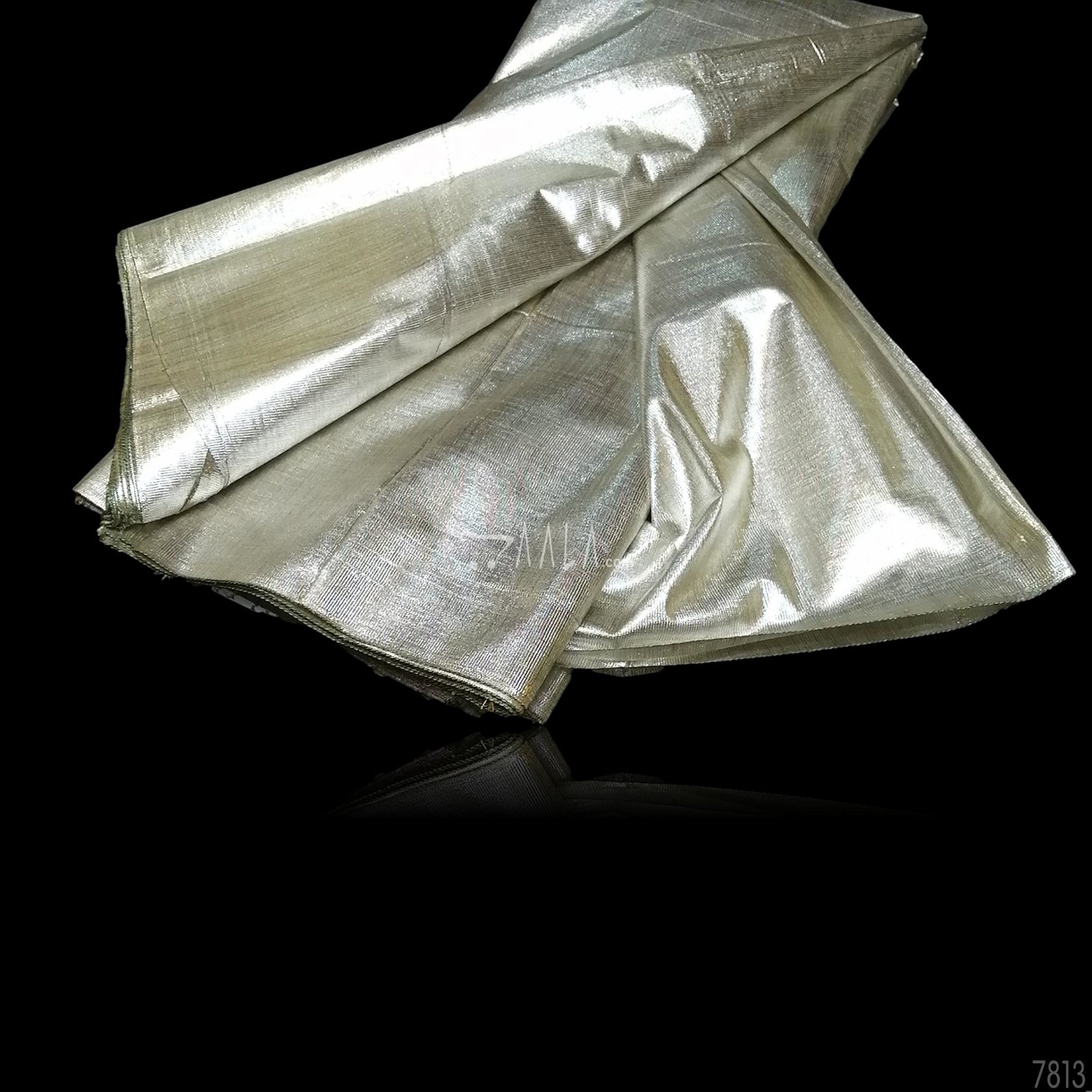 Tissue Gota Poly-ester 44-Inches GOLD Per-Metre #7813
