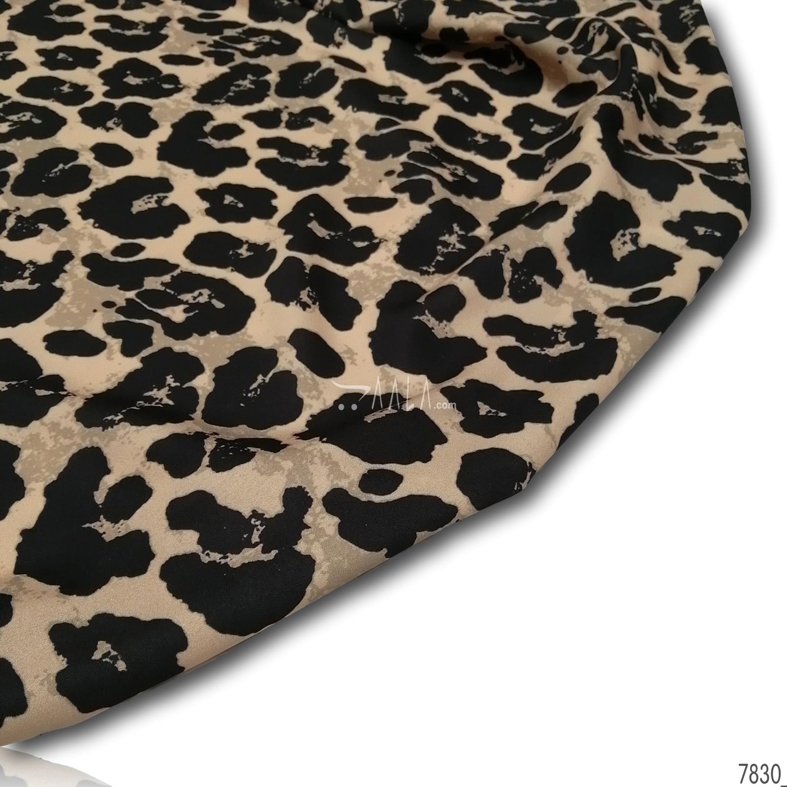 Digital-Print Moss-Crepe Blend 44-Inches PRINTED Per-Metre 