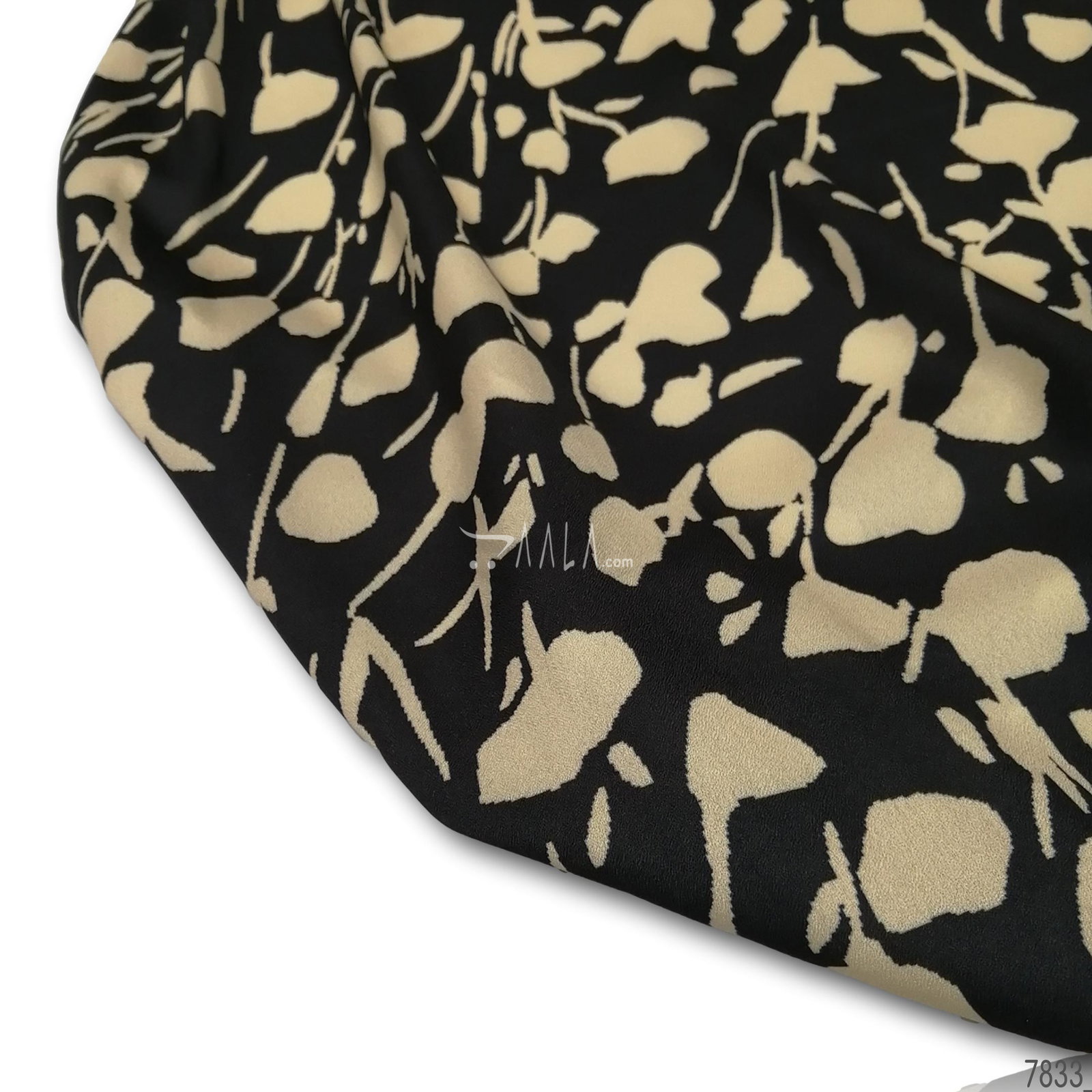 Digital-Print Moss-Crepe Blend 44-Inches PRINTED Per-Metre 