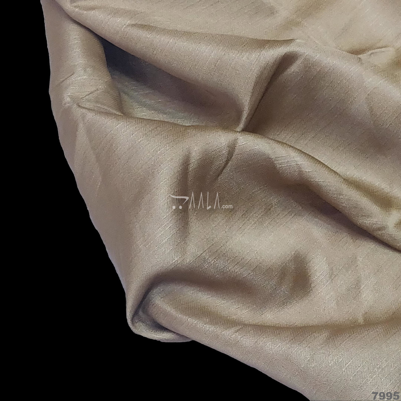 Crunchy Silk Blend 44-Inches BIEGE Per-Metre 