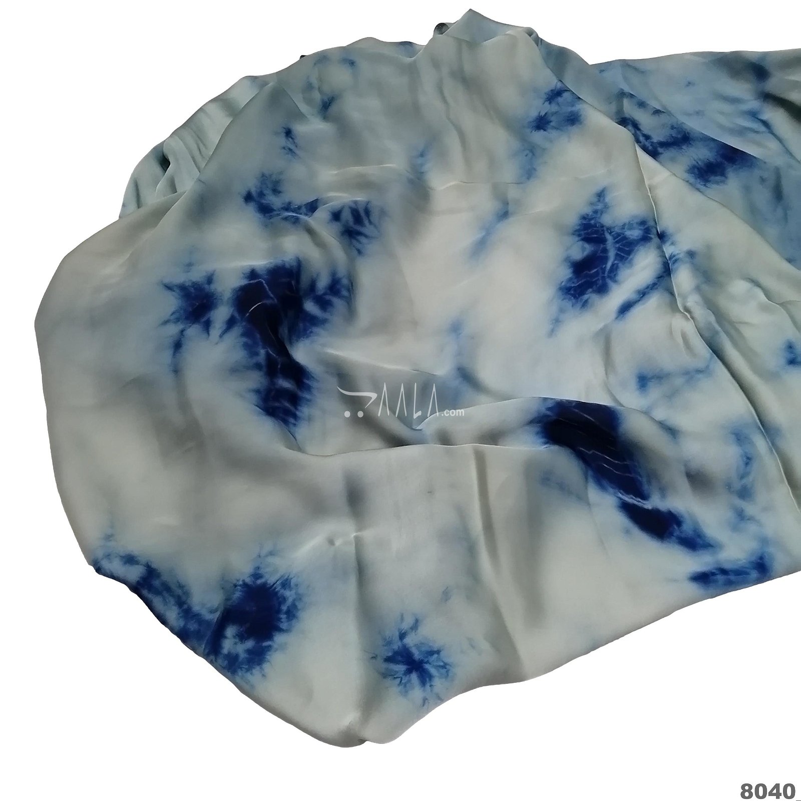 Tie-Dye Silk Poly-ester 44-Inches ASSORTED Per-Metre #8040