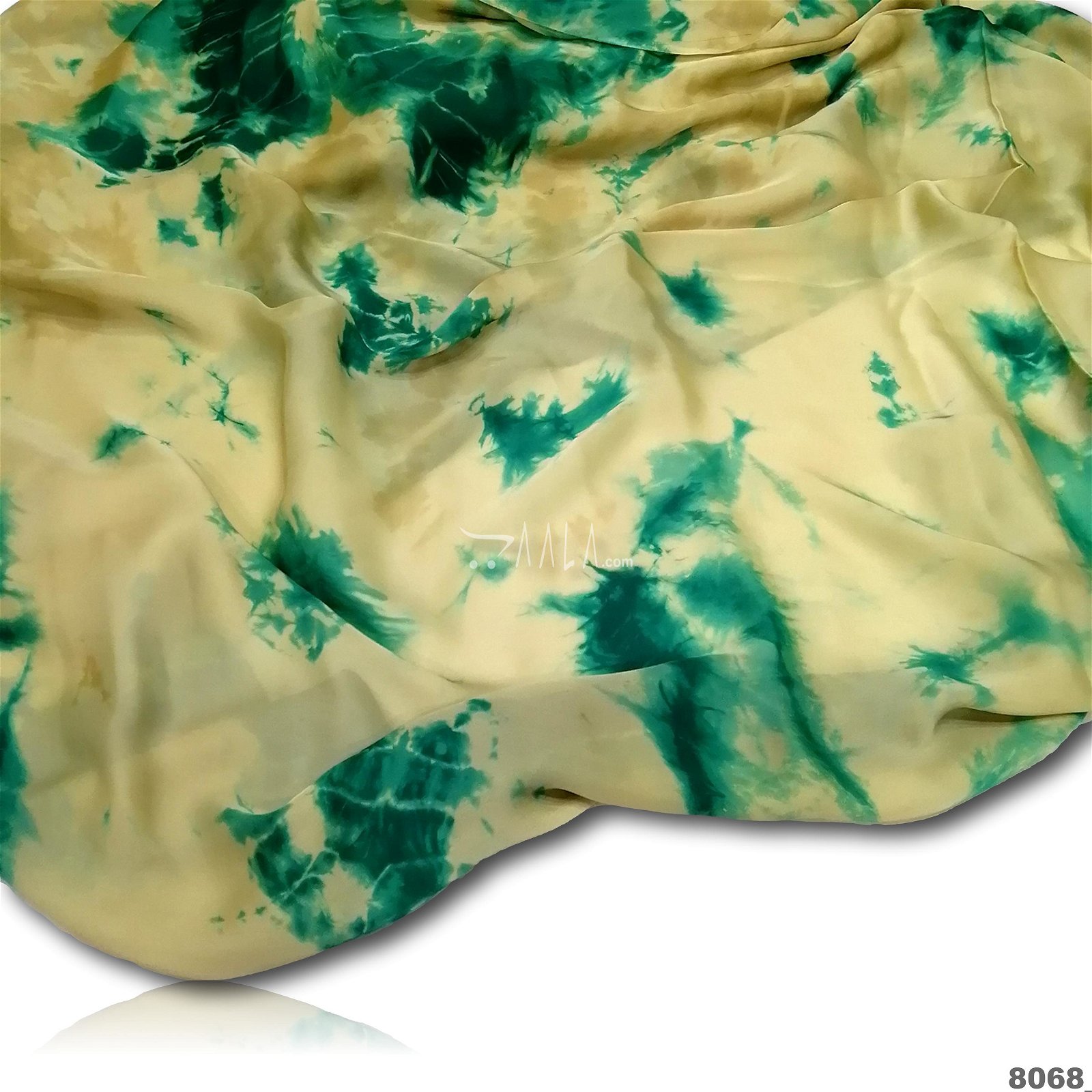 Tie-Dye Silk Poly-ester 44-Inches ASSORTED Per-Metre #8068