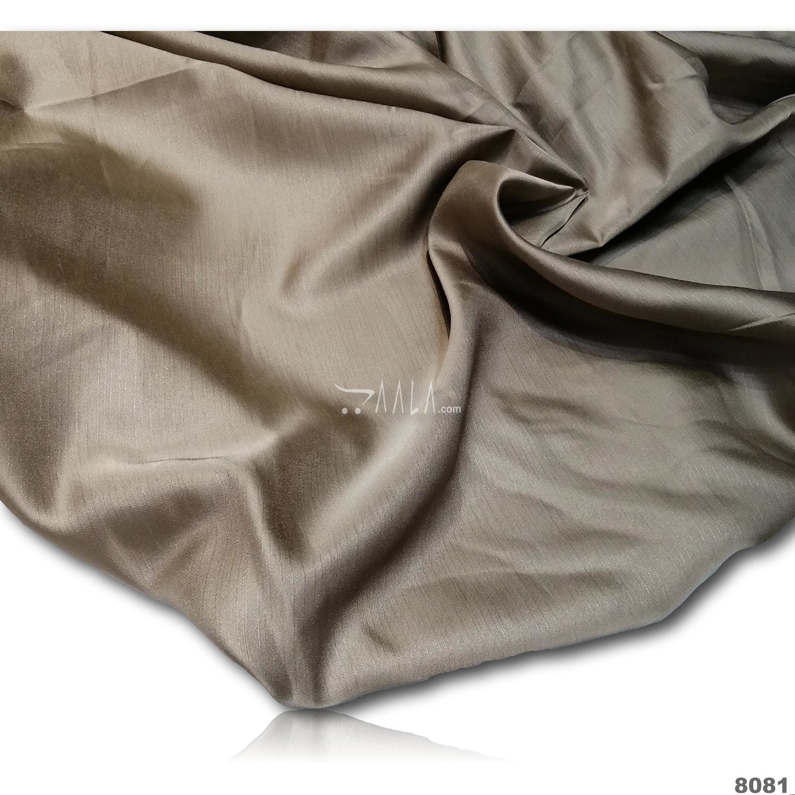 Crunchy Silk Poly-ester 44-Inches SKIN Per-Metre #8081