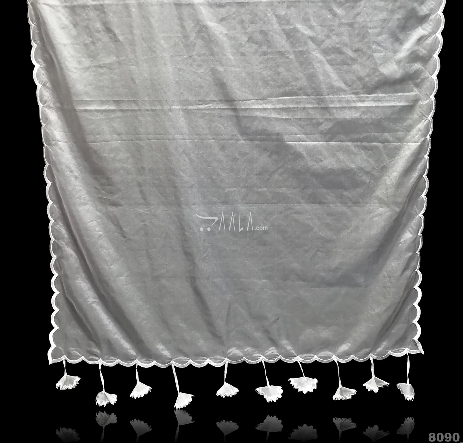 Hanging Organza Nylon Dupatta-42-Inches DYEABLE 2.25-Metres 