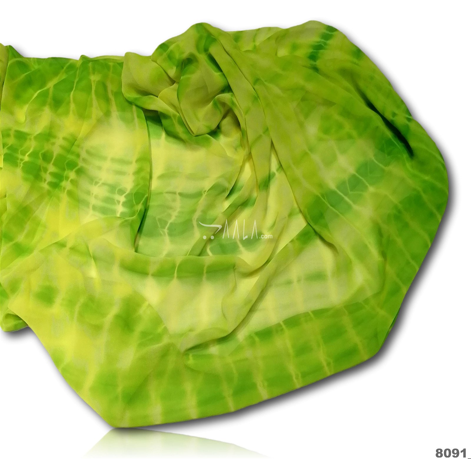 Tie-Dye Georgette Poly-ester 44-Inches ASSORTED Per-Metre #8091
