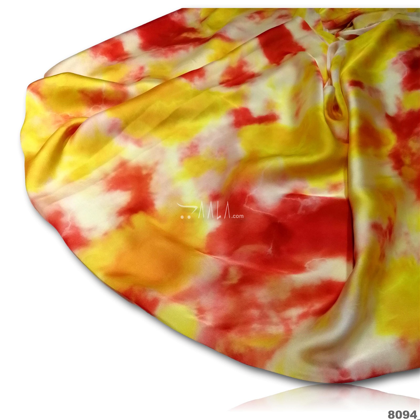 Tie-Dye Silk Poly-ester 44-Inches ASSORTED Per-Metre #8094