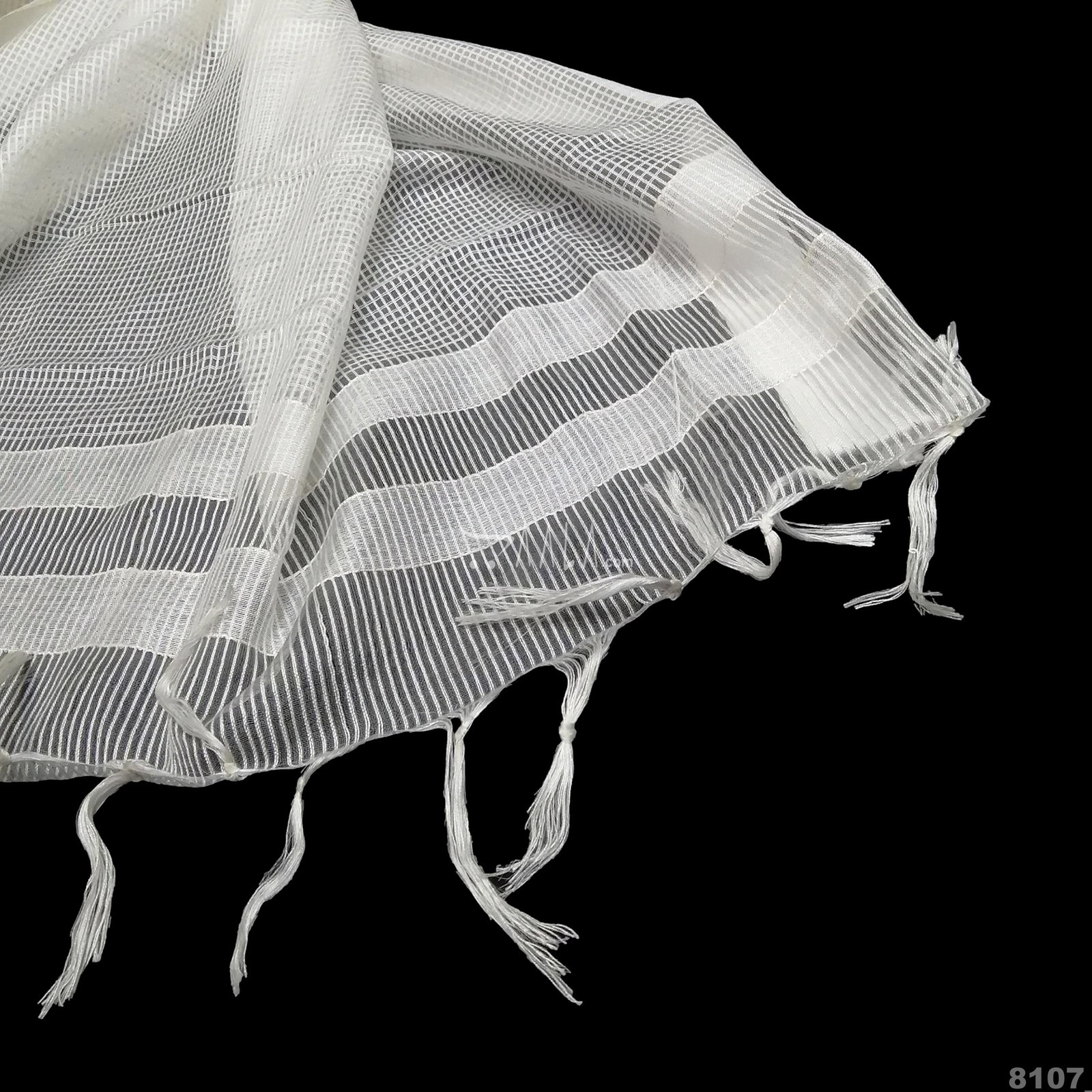 Fancy Cotton Cotton Dupatta-28-Inches DYEABLE 2.25-Metres 