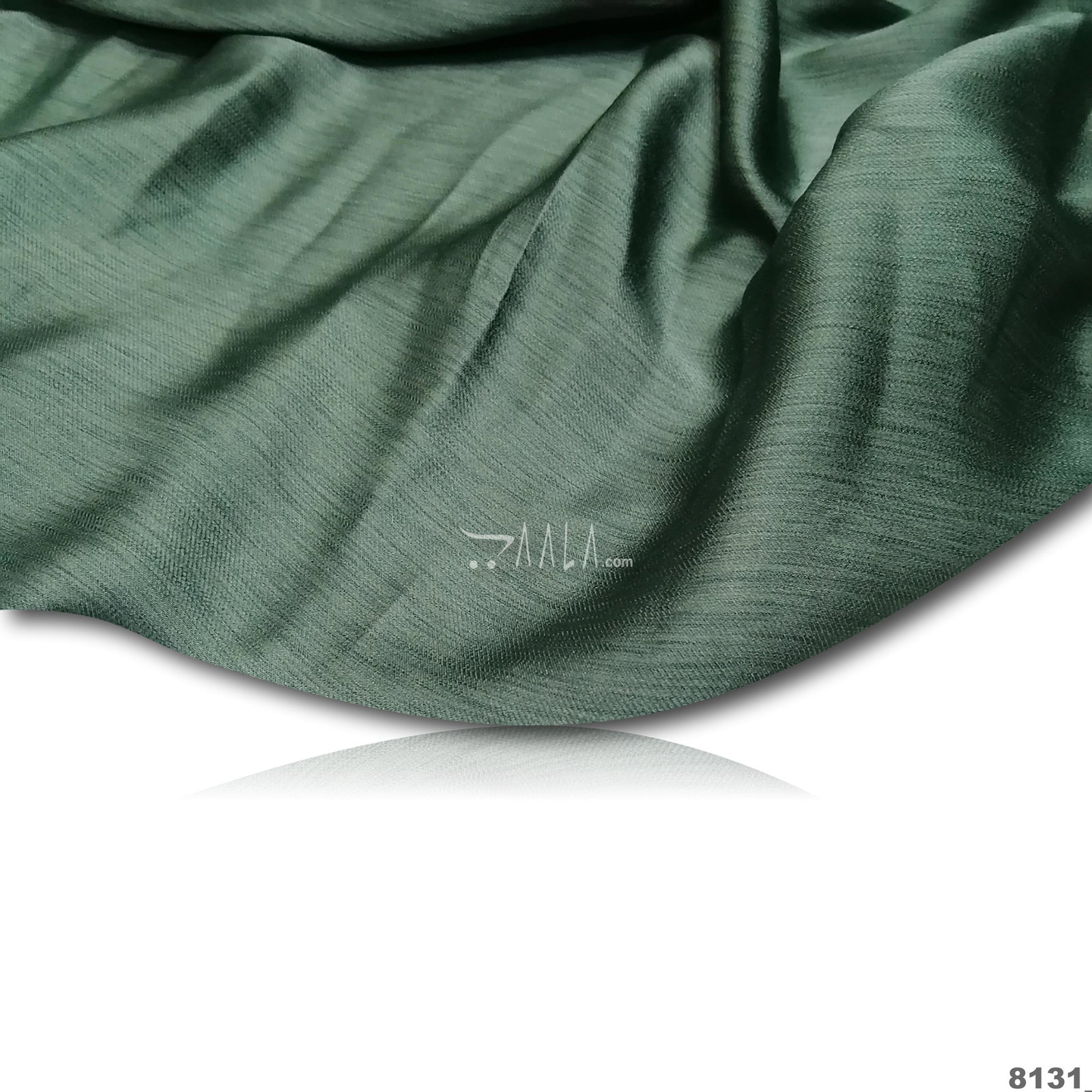 Plain Pie-Silk Blend 44-Inches GREEN Per-Metre 