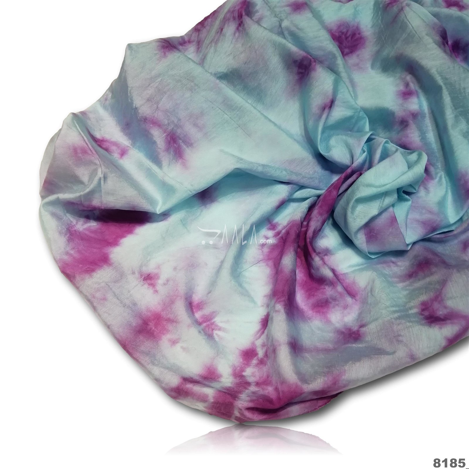 Tie-Dye Chanderi-Silk Poly-ester 44-Inches ASSORTED Per-Metre #8185