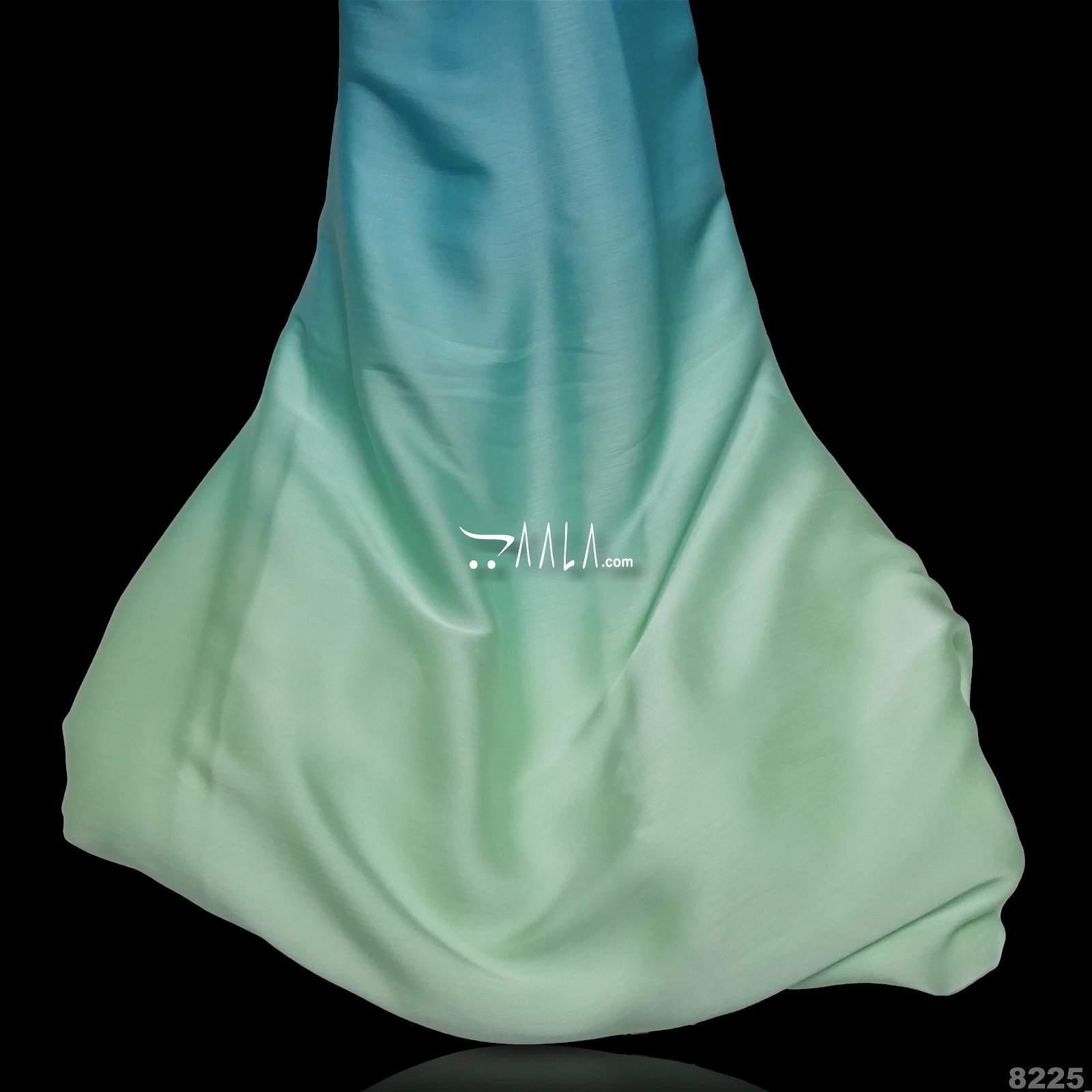 Shaded Satin-Chiffon Poly-ester 44-Inches ASSORTED Per-Metre #8225