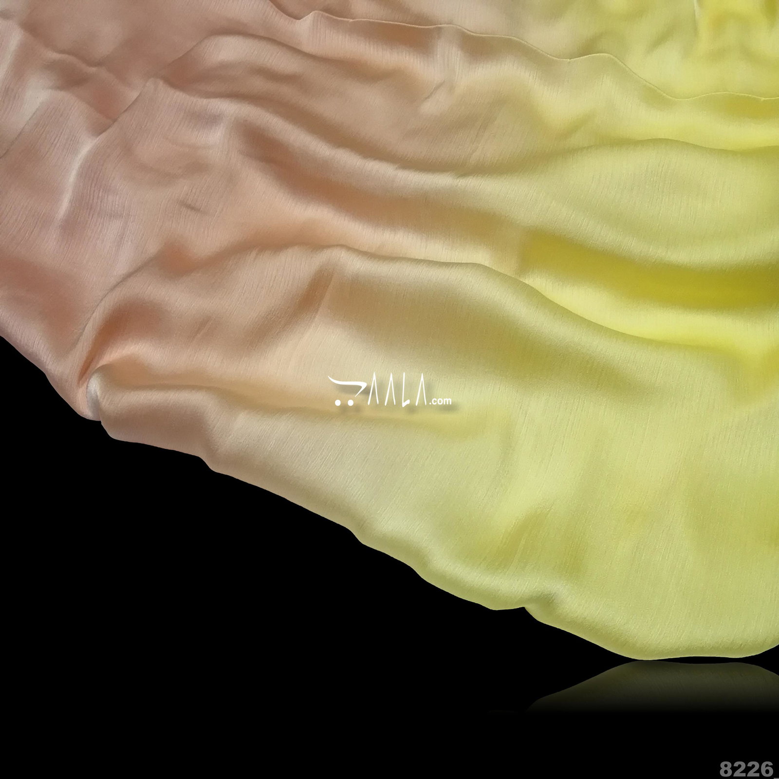 Shaded Satin-Chiffon Blend 44-Inches ASSORTED Per-Metre 