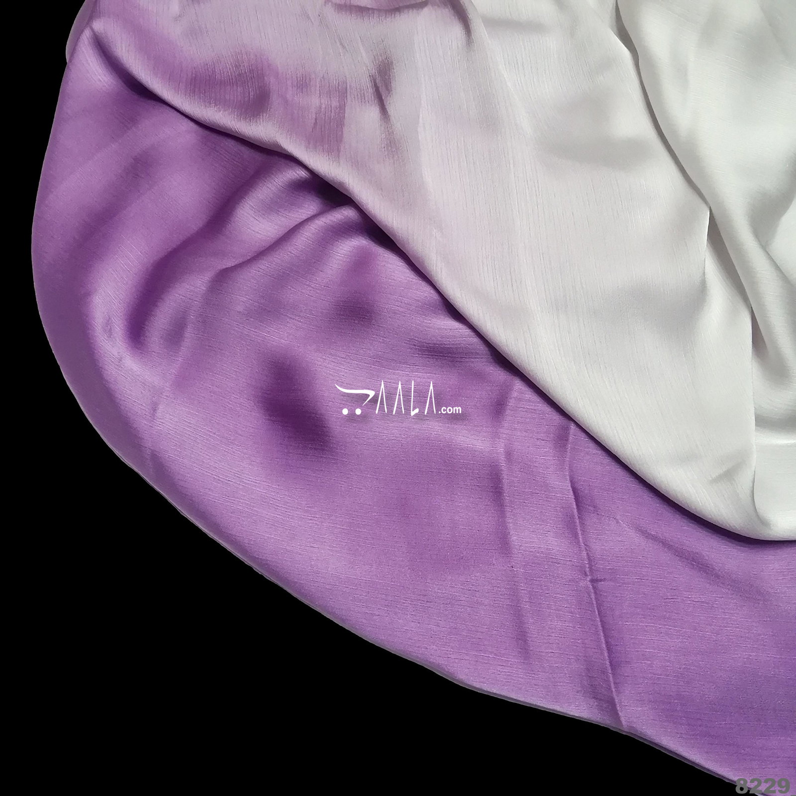 Shaded Satin-Chiffon Blend 44-Inches ASSORTED Per-Metre 