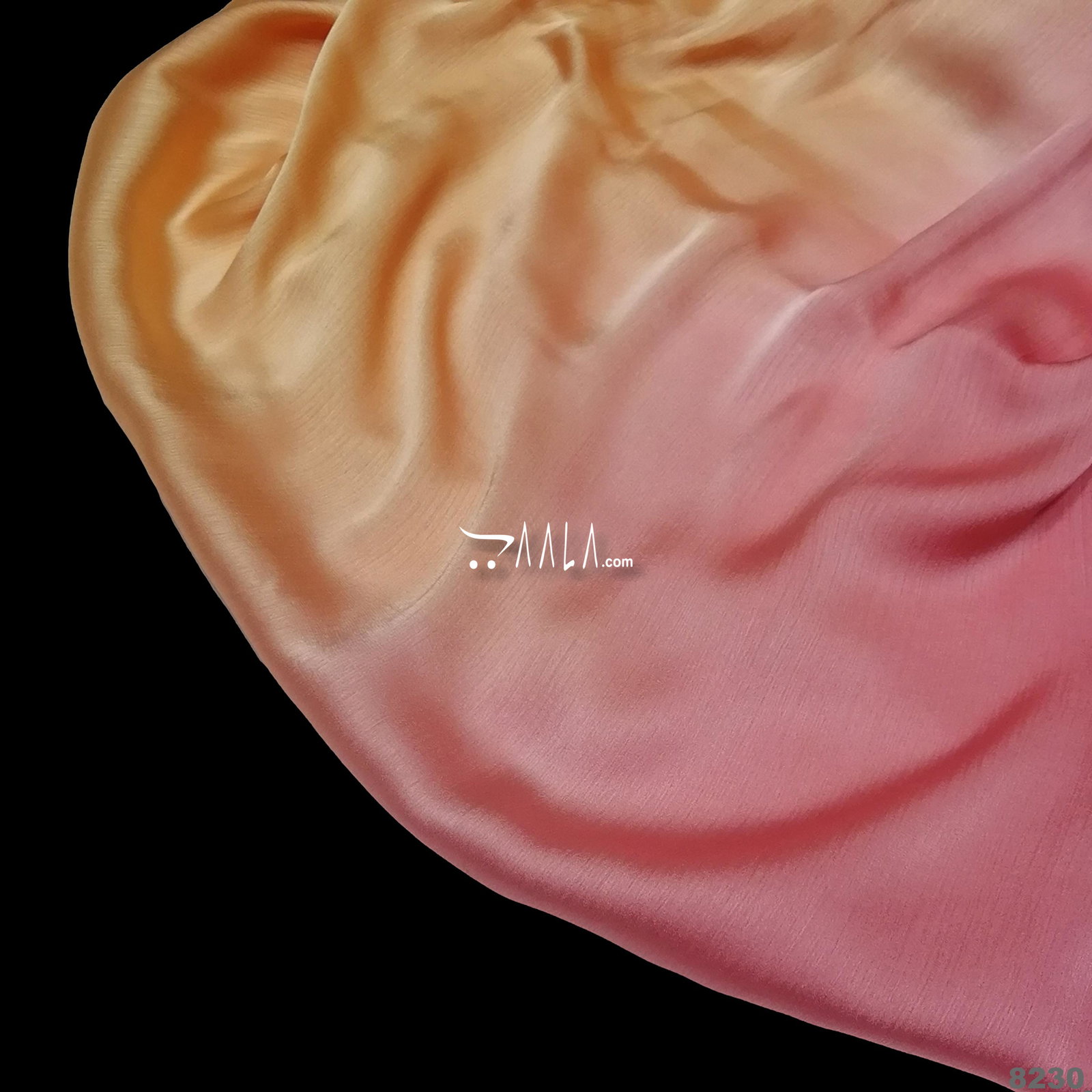 Shaded Satin-Chiffon Blend 44-Inches ASSORTED Per-Metre 