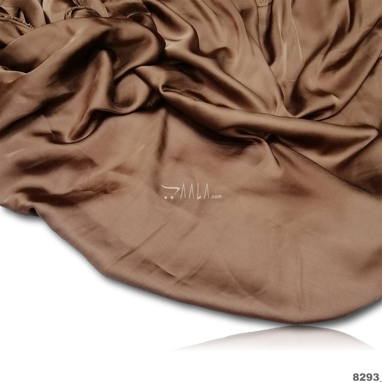 Reflect Silk Poly-ester 44-Inches CARROT Per-Metre #8293
