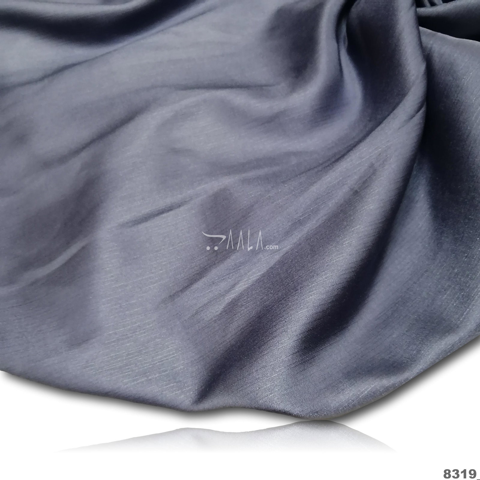 Crunchy Silk Blend 44-Inches GREY Per-Metre 
