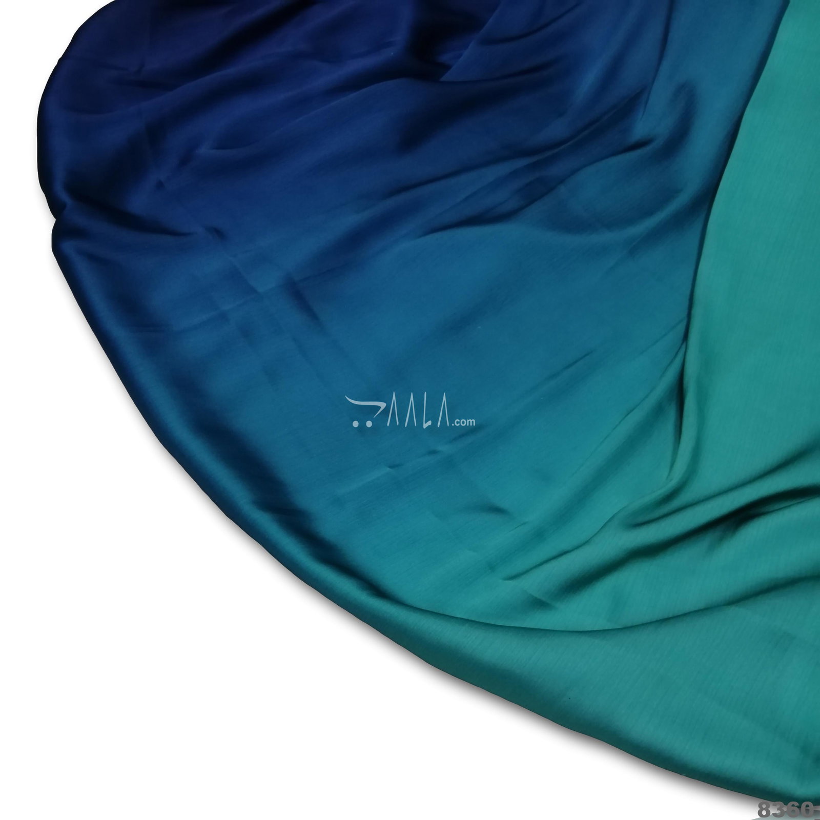 Shaded Satin-Chiffon Blend 44-Inches ASSORTED Per-Metre 