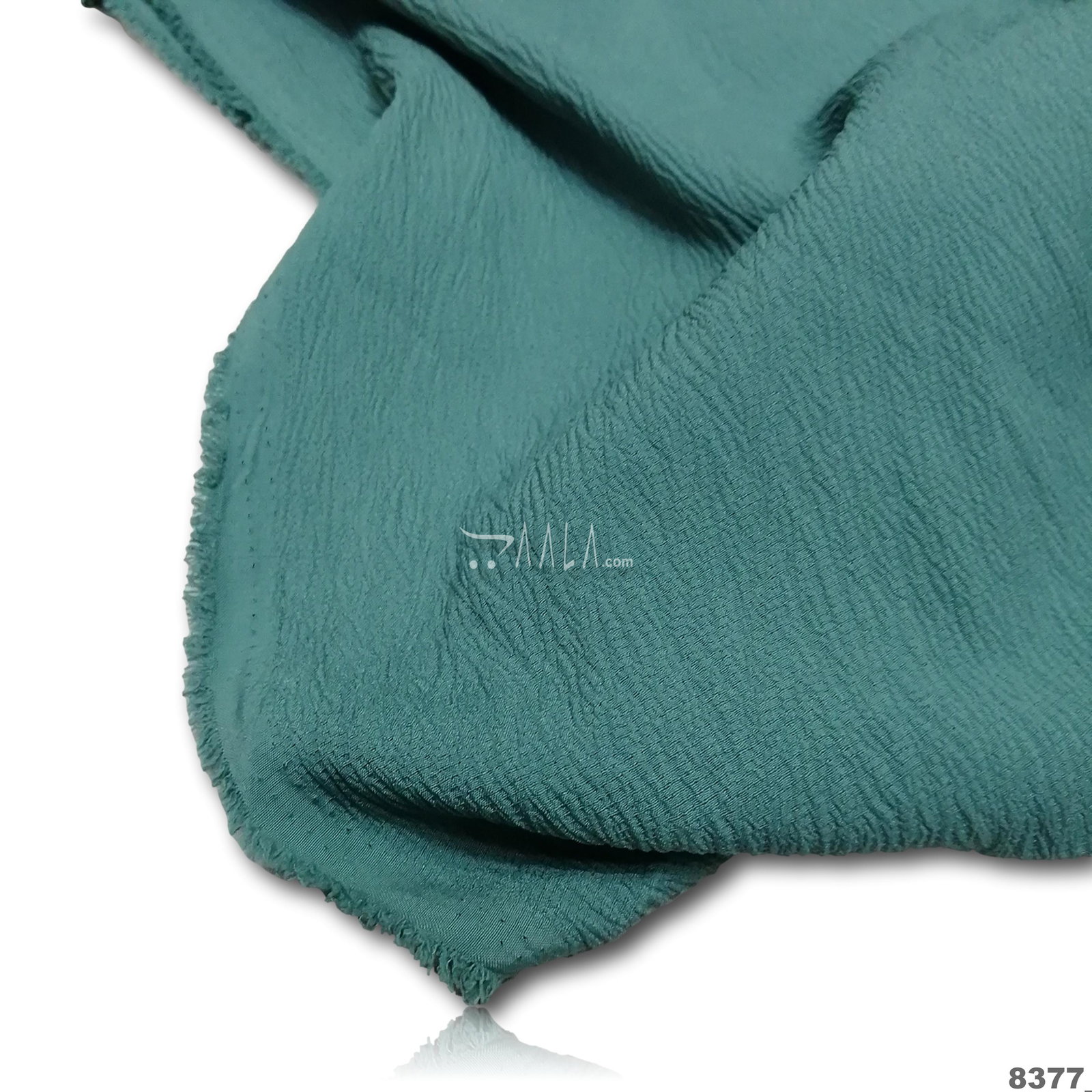 Stretch Double-Georgette Blend 58-Inches GREEN Per-Metre 