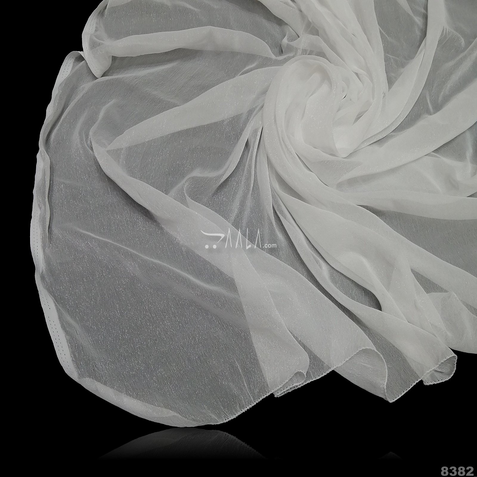 Shimmer Chiffon Nylon Dupatta-36-Inches DYEABLE 2.25-Metres #8382