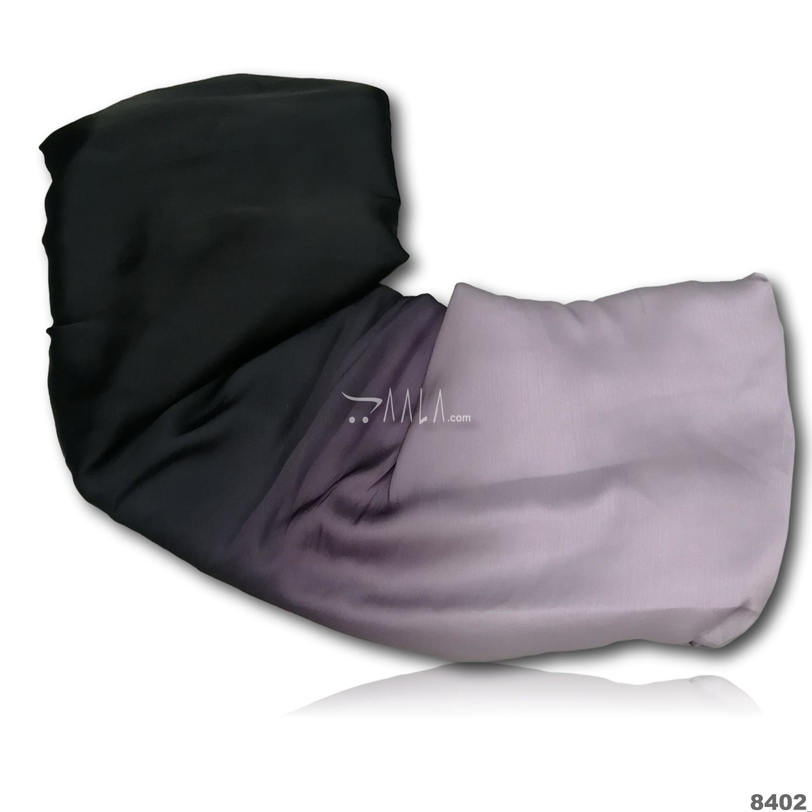 Shaded Satin-Chiffon Poly-ester 44-Inches ASSORTED Per-Metre #8402