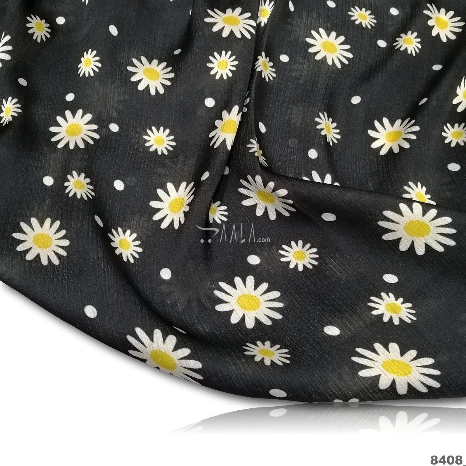 Digital-Print Satin-Chiffon Blend 44-Inches PRINTED Per-Metre 