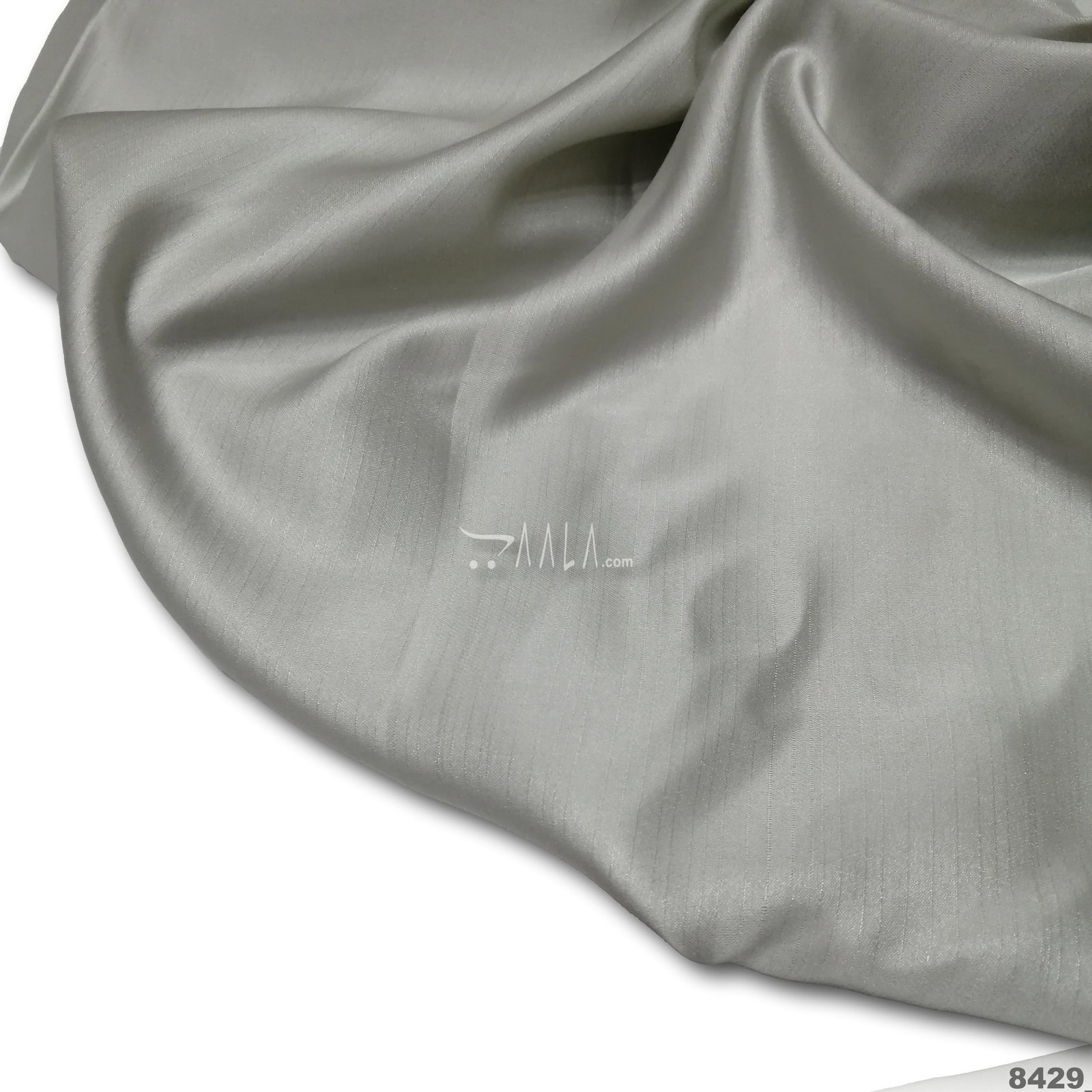 Crunchy Silk Blend 44-Inches GREY Per-Metre 