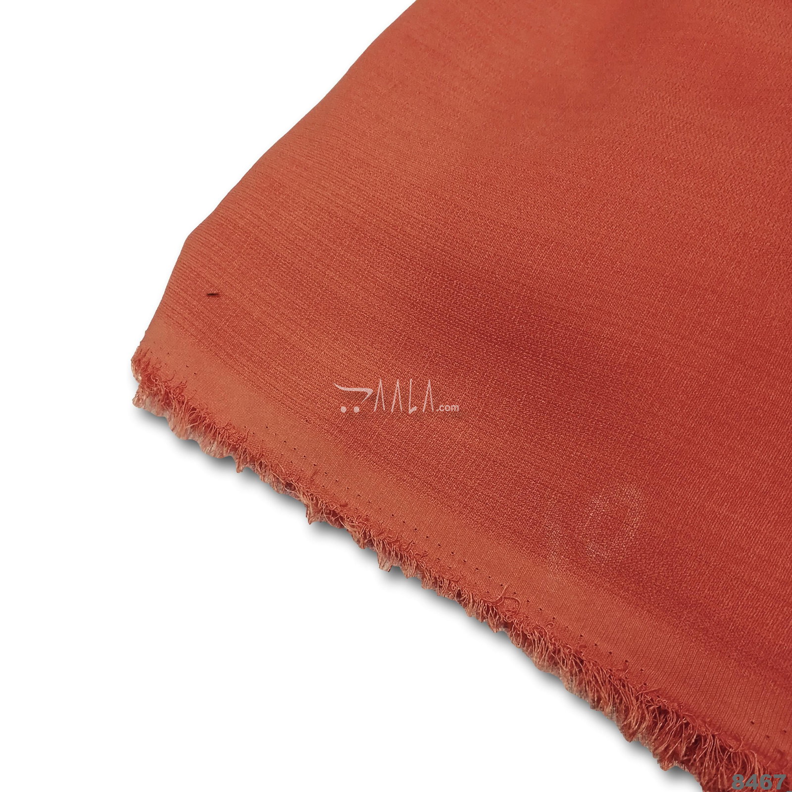 Slub Georgette Blend 44-Inches CARROT Per-Metre 