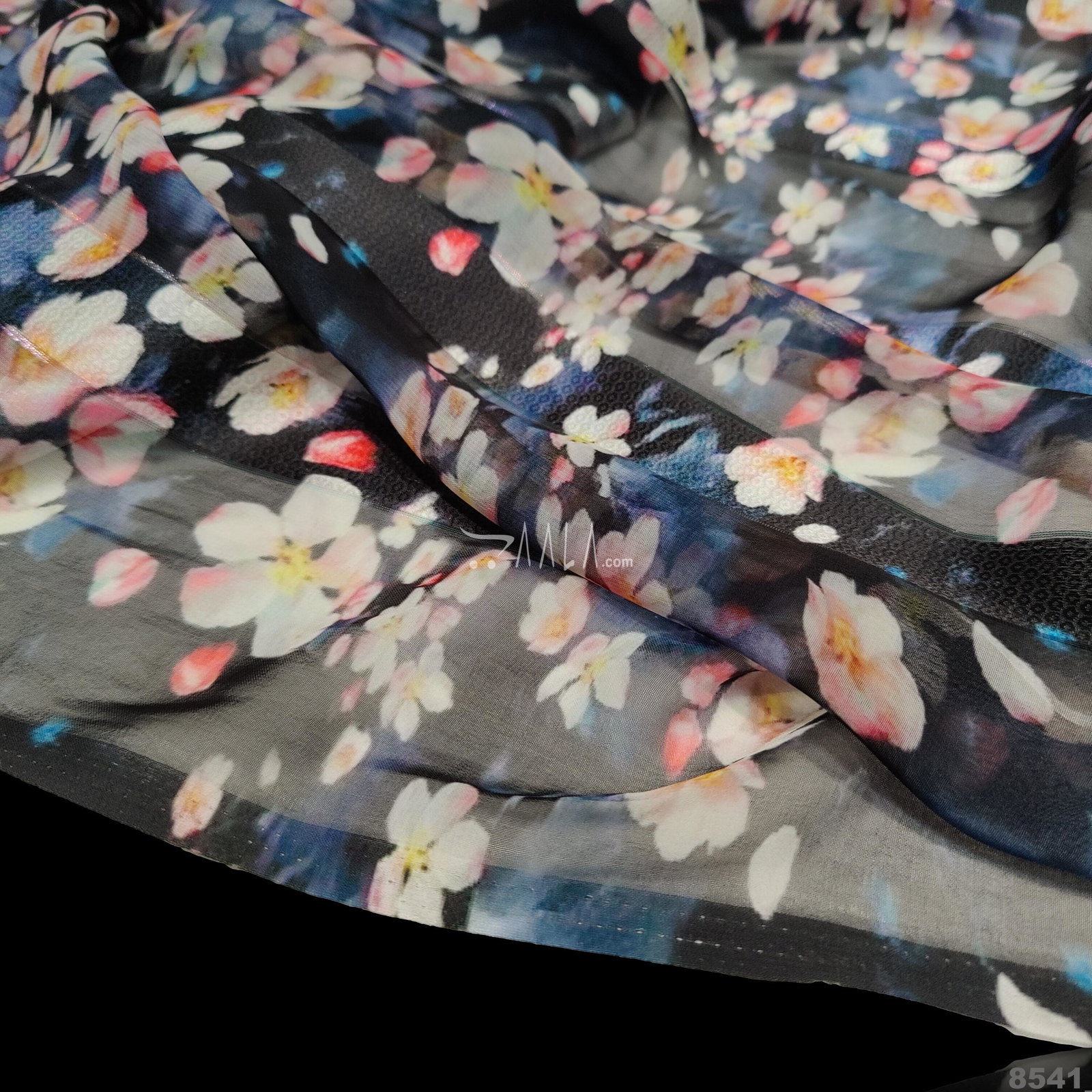 Lurex Jacquard Georgette 44-Inches PRINTED Per-Metre 