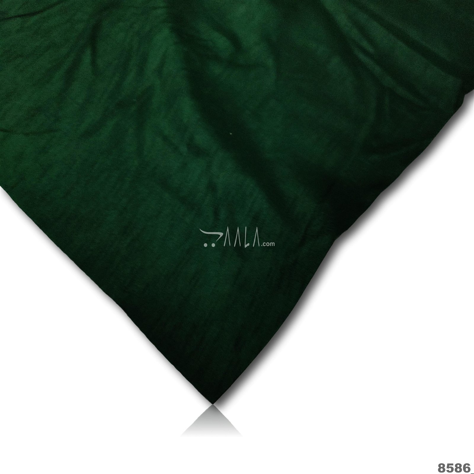 Brownie Silk Poly-ester 44-Inches GREEN Per-Metre #8586