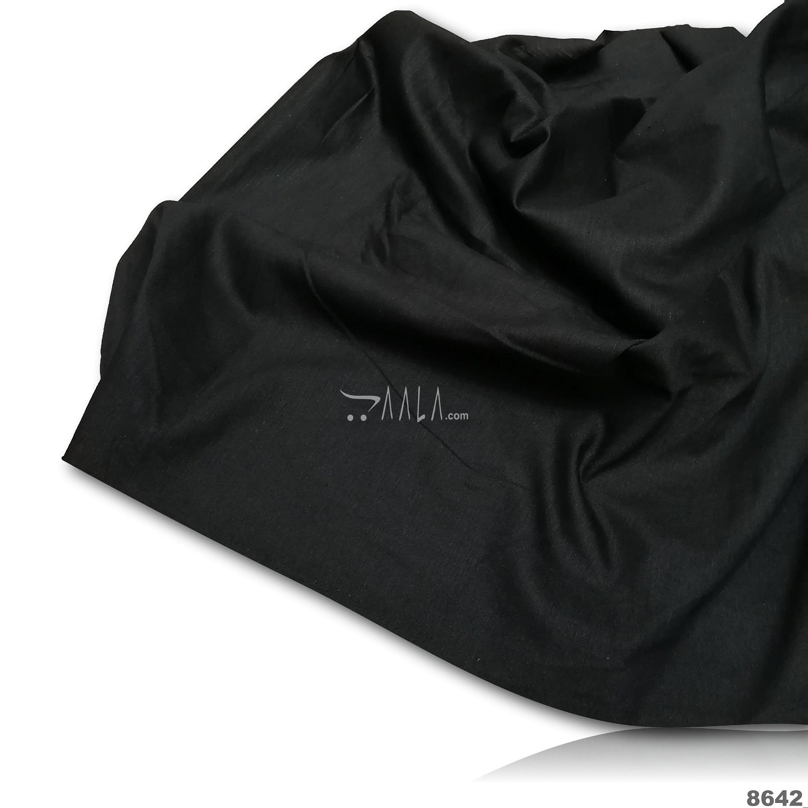 Mazelo Cotton Cotton 44-Inches BLACK Per-Metre #8642