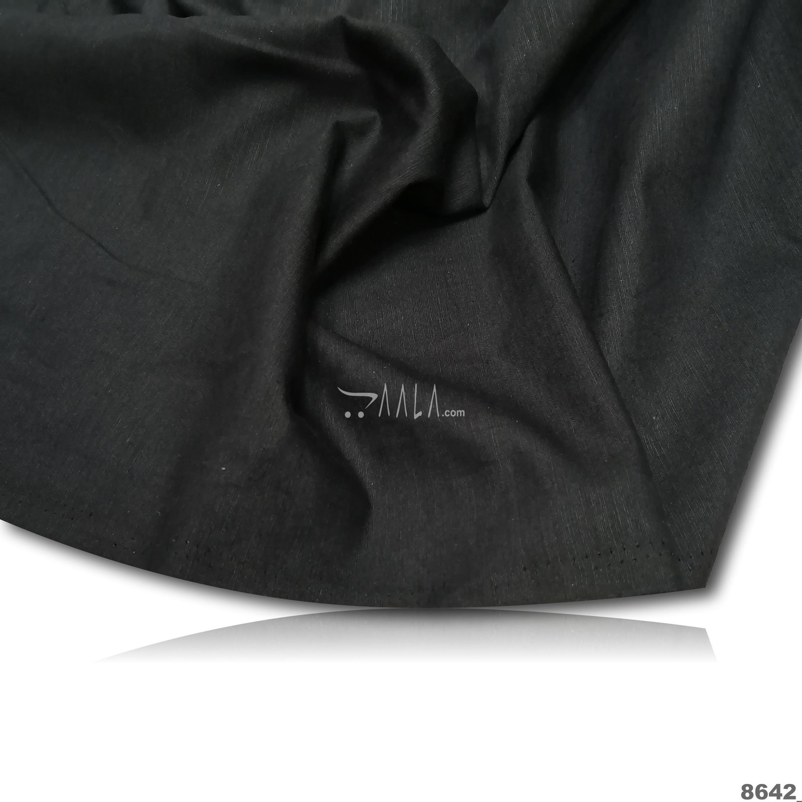Mazelo Cotton Cotton 44-Inches BLACK Per-Metre 