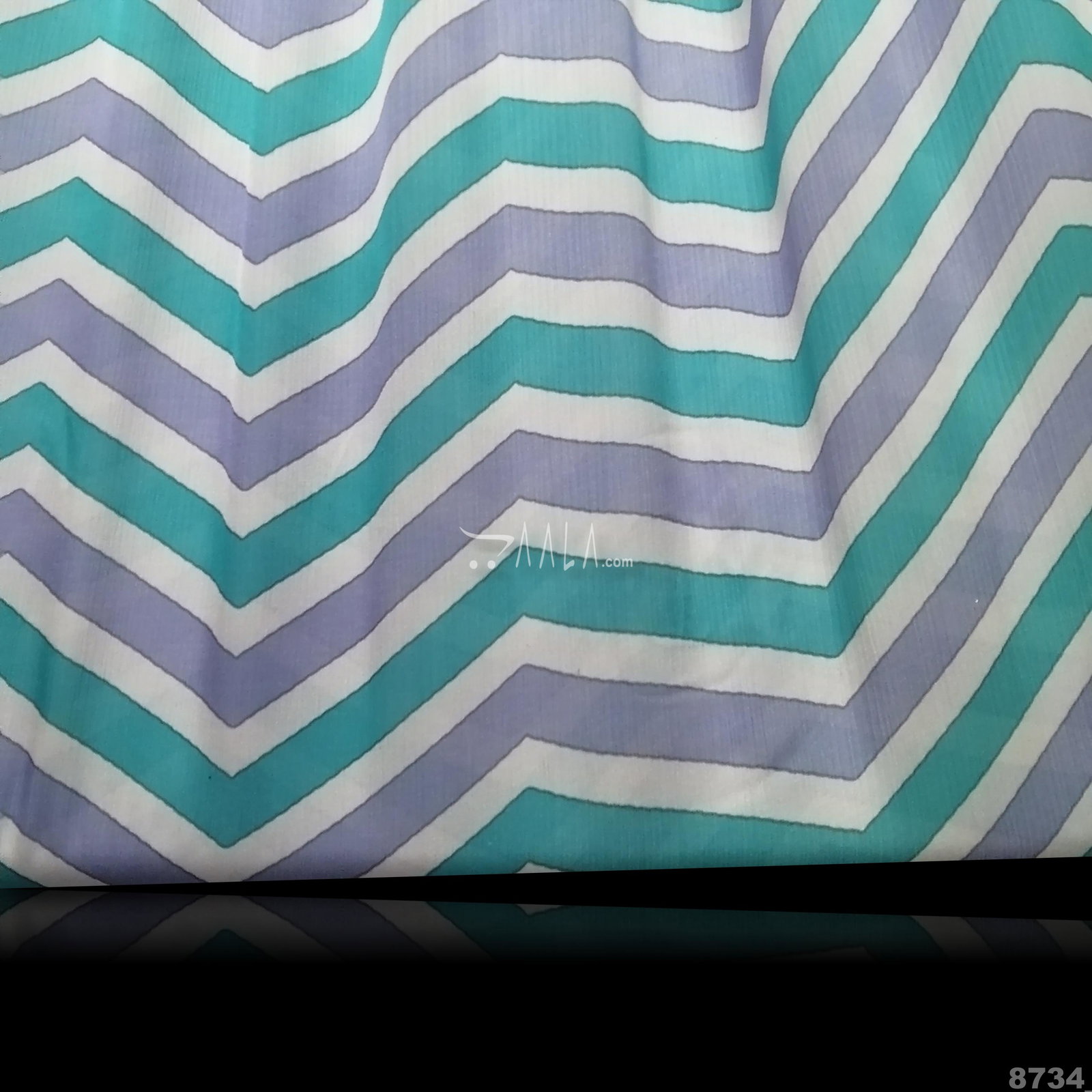 Digital-Print Satin-Chiffon Blend 44-Inches ASSORTED Per-Metre 