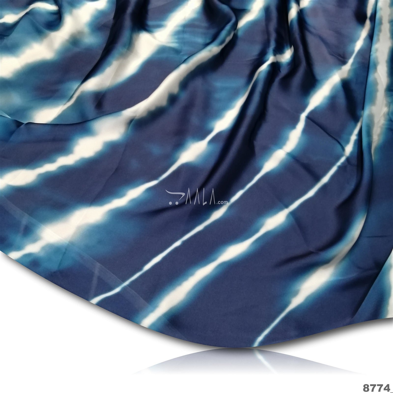 Tie-Dye Silk Poly-ester 44-Inches ASSORTED Per-Metre #8774