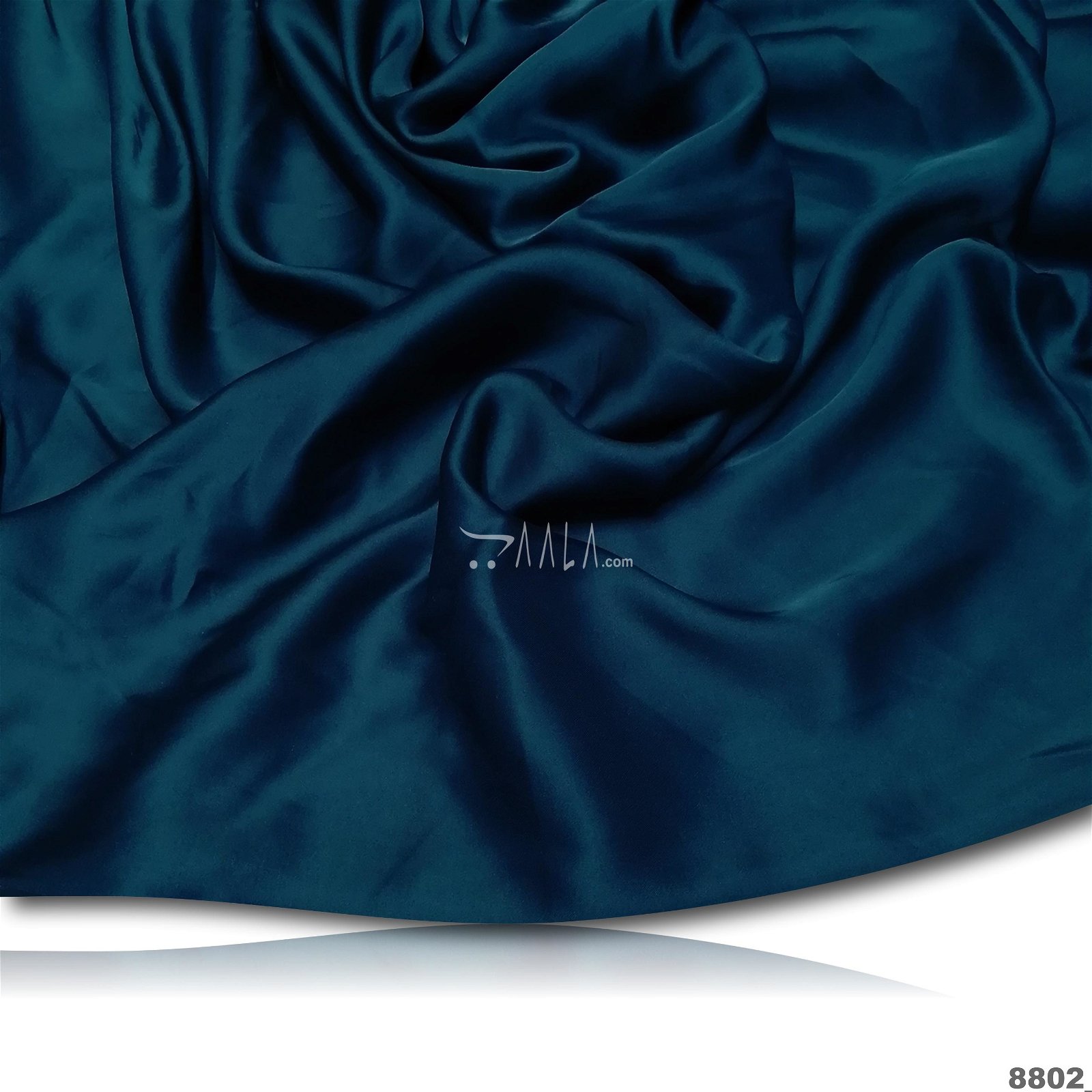 Berry Silk Poly-ester 44-Inches BLUE Per-Metre #8802