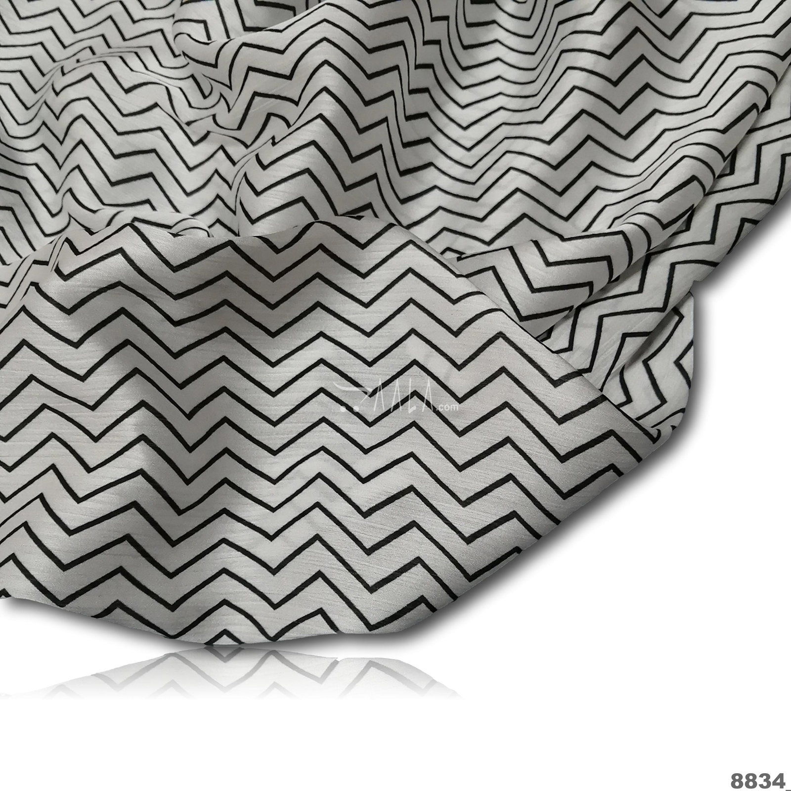 Digital-Print Satin-Chiffon Blend 44-Inches PRINTED Per-Metre 