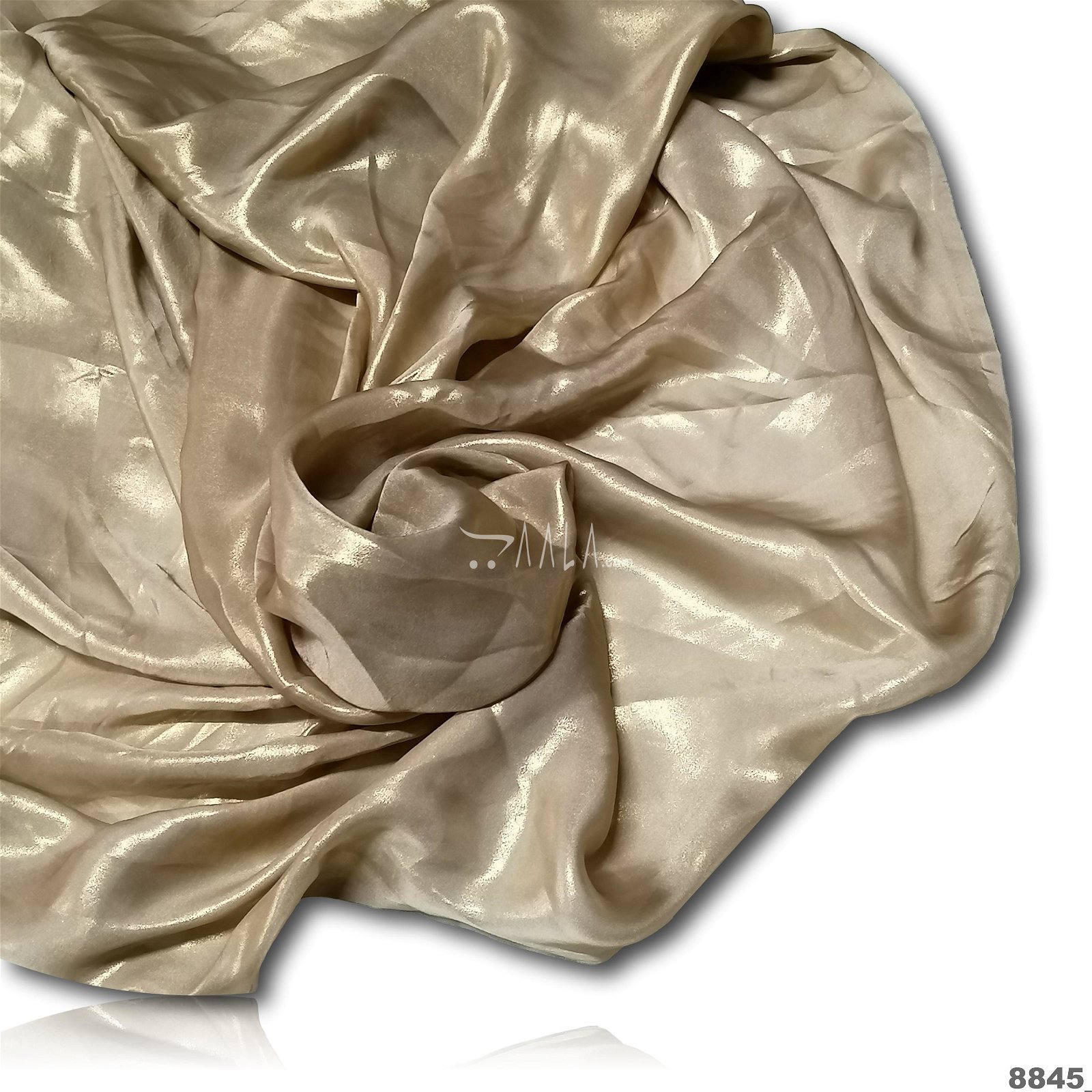 Gold-Foil Silk Poly-ester 44-Inches GOLD Per-Metre #8845