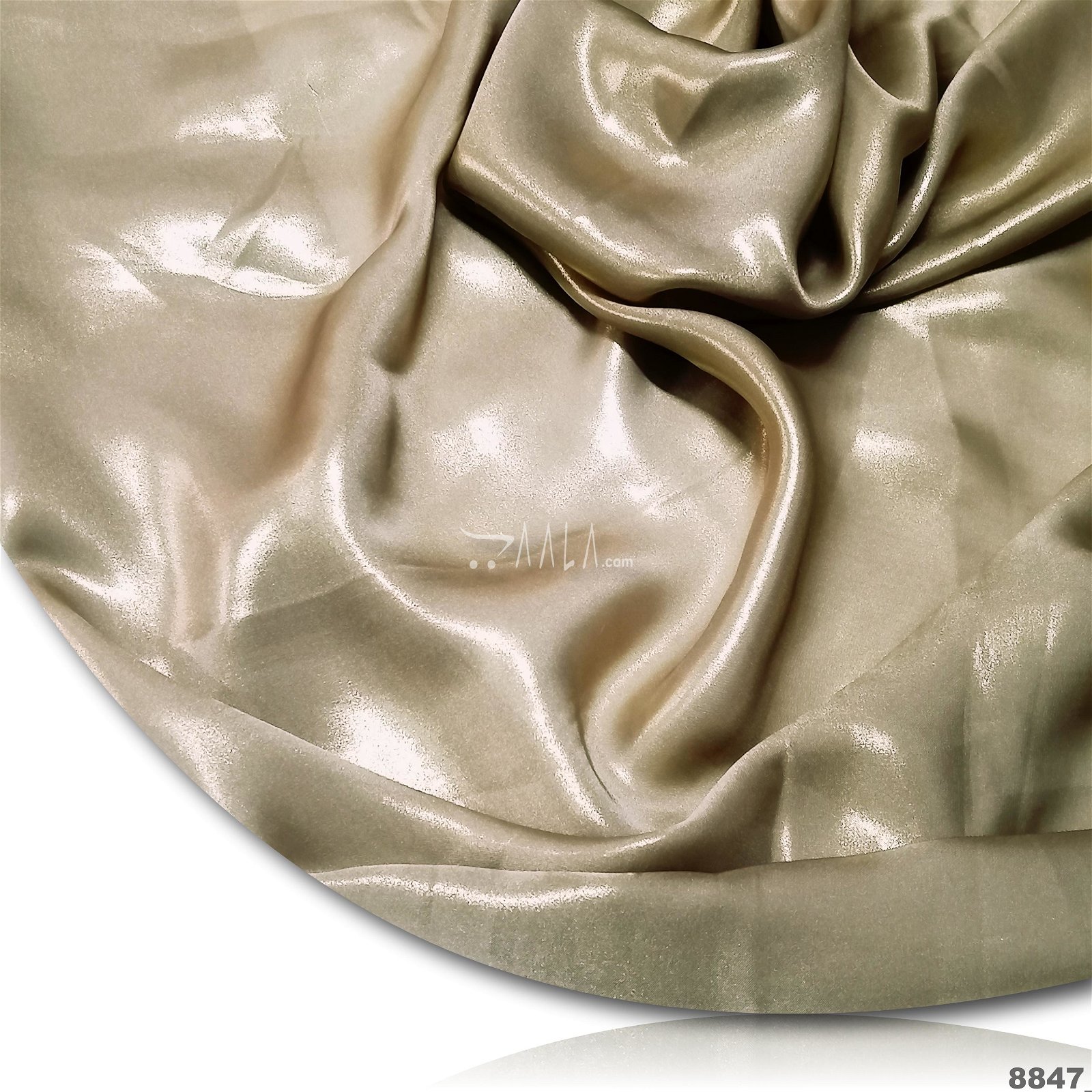 Gold-Foil Silk Poly-ester 44-Inches GOLD Per-Metre #8847