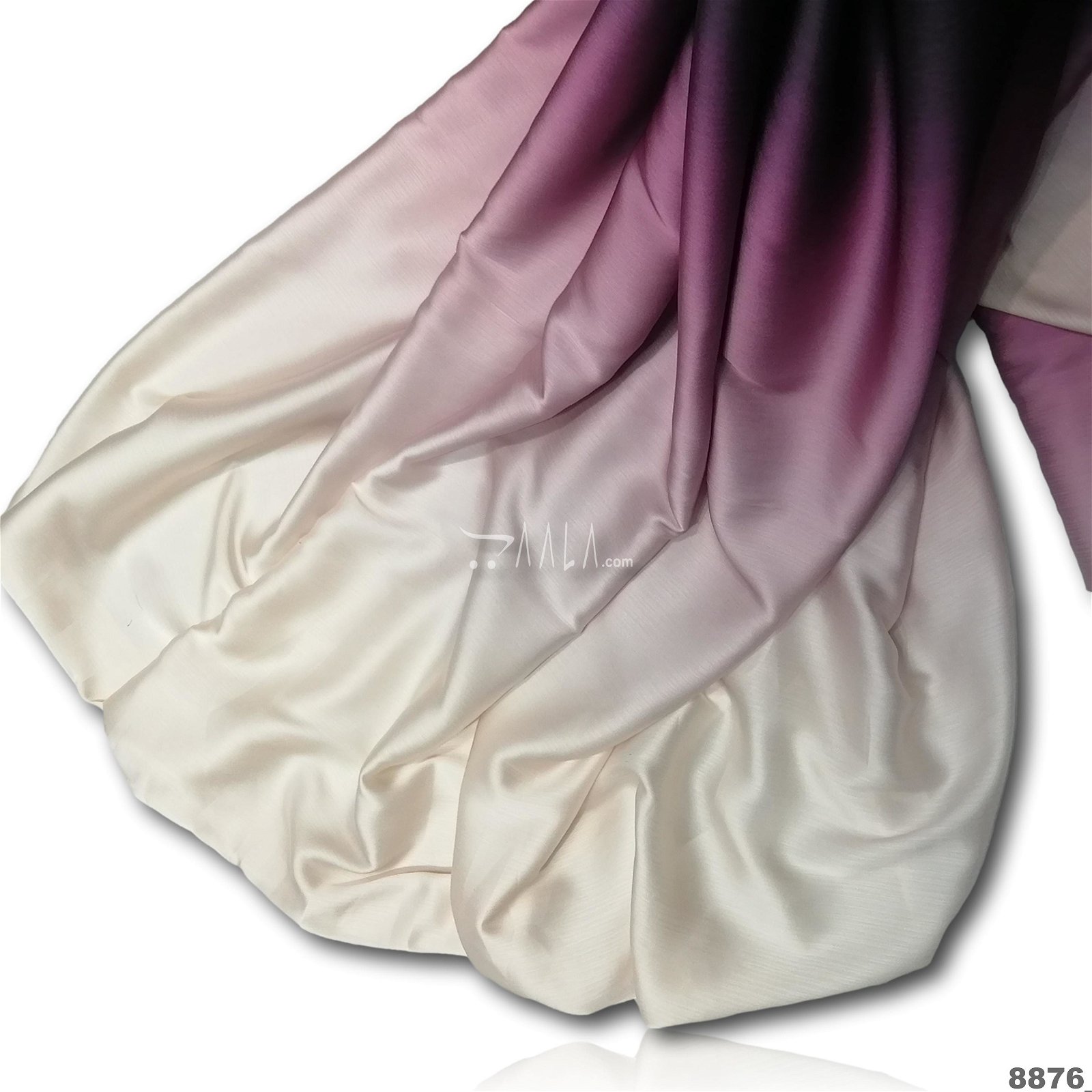 Shaded Satin-Chiffon Poly-ester 44-Inches ASSORTED Per-Metre #8876