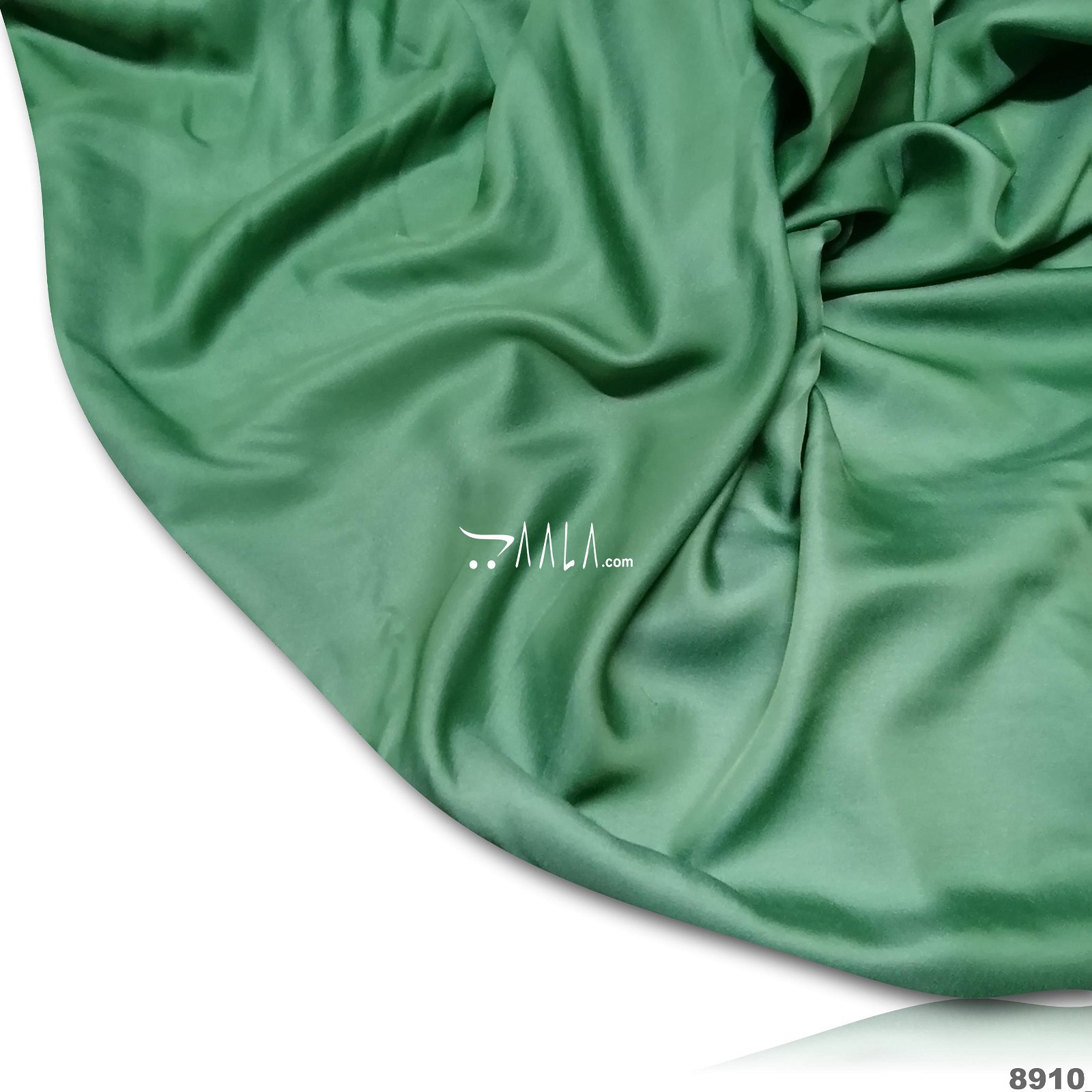 Berry Silk Poly-ester 44-Inches GREEN Per-Metre #8910