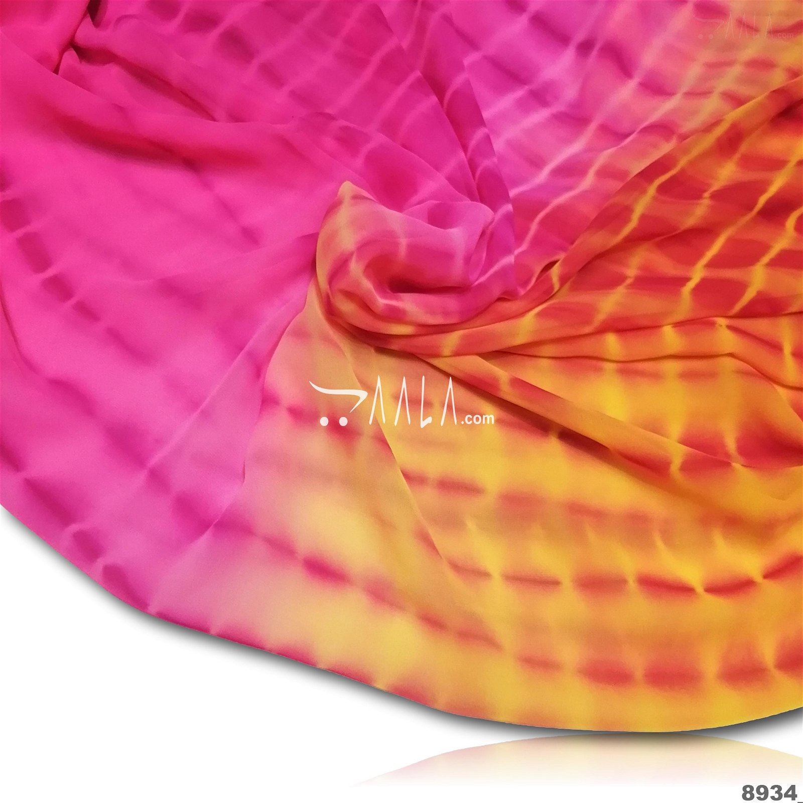 Tie-Dye Georgette Poly-ester 44-Inches ASSORTED Per-Metre #8934