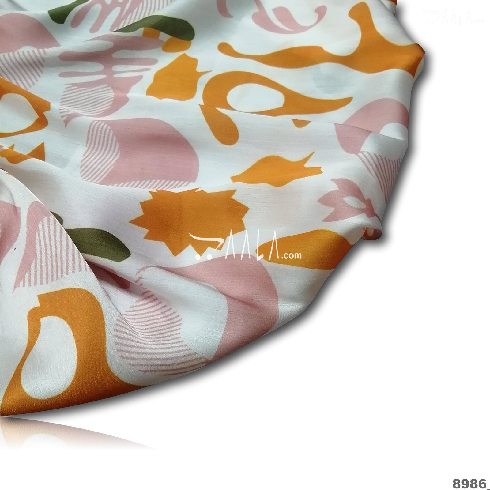 Digital-Print Satin-Chiffon Blend 44-Inches ASSORTED Per-Metre 